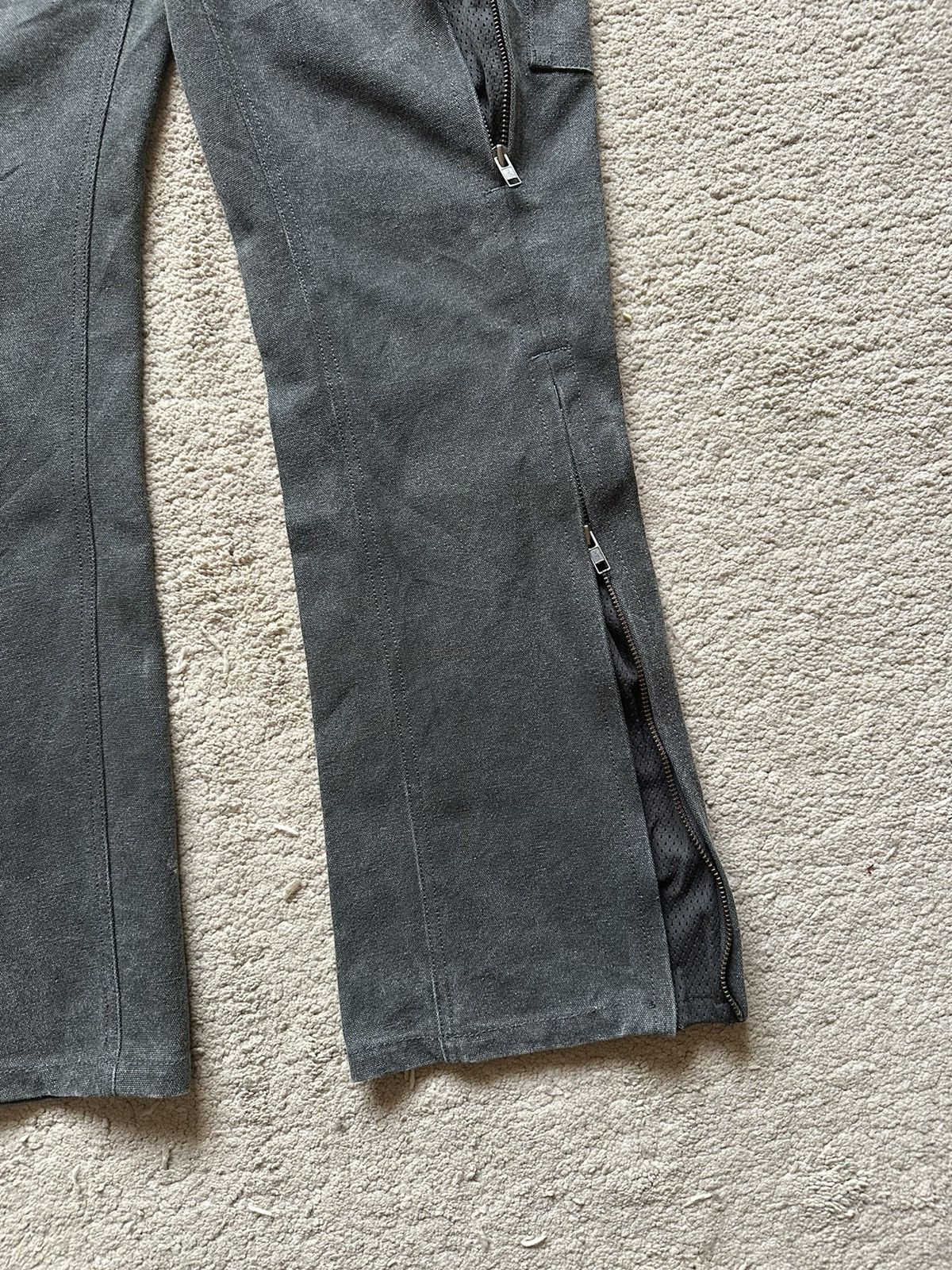 Kadoya 2000s Kadoya Leather Duck Cotton Motorcycle Flare Pant Size US 29 - 6 Thumbnail