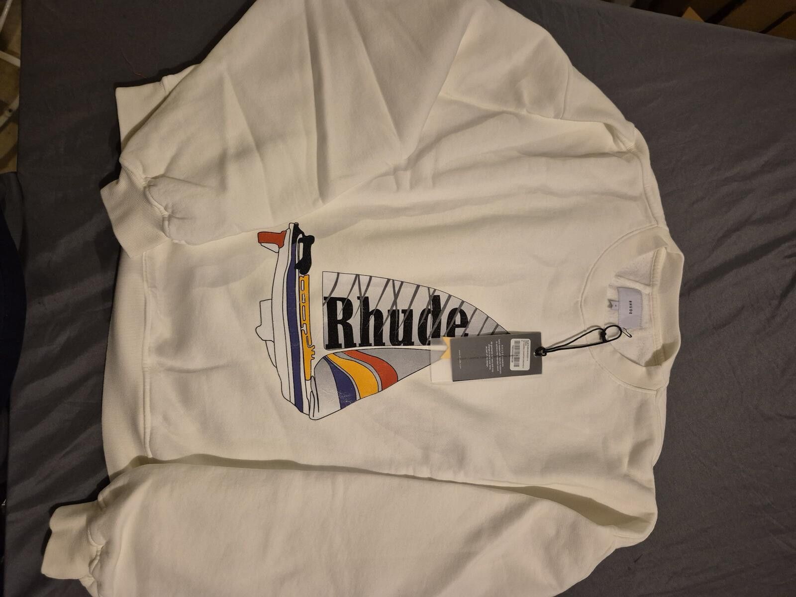 Rhude Rhude Catamaran Champion Crewneck Size Medium BNWT Size US M / EU 48-50 / 2 - 1 Thumbnail