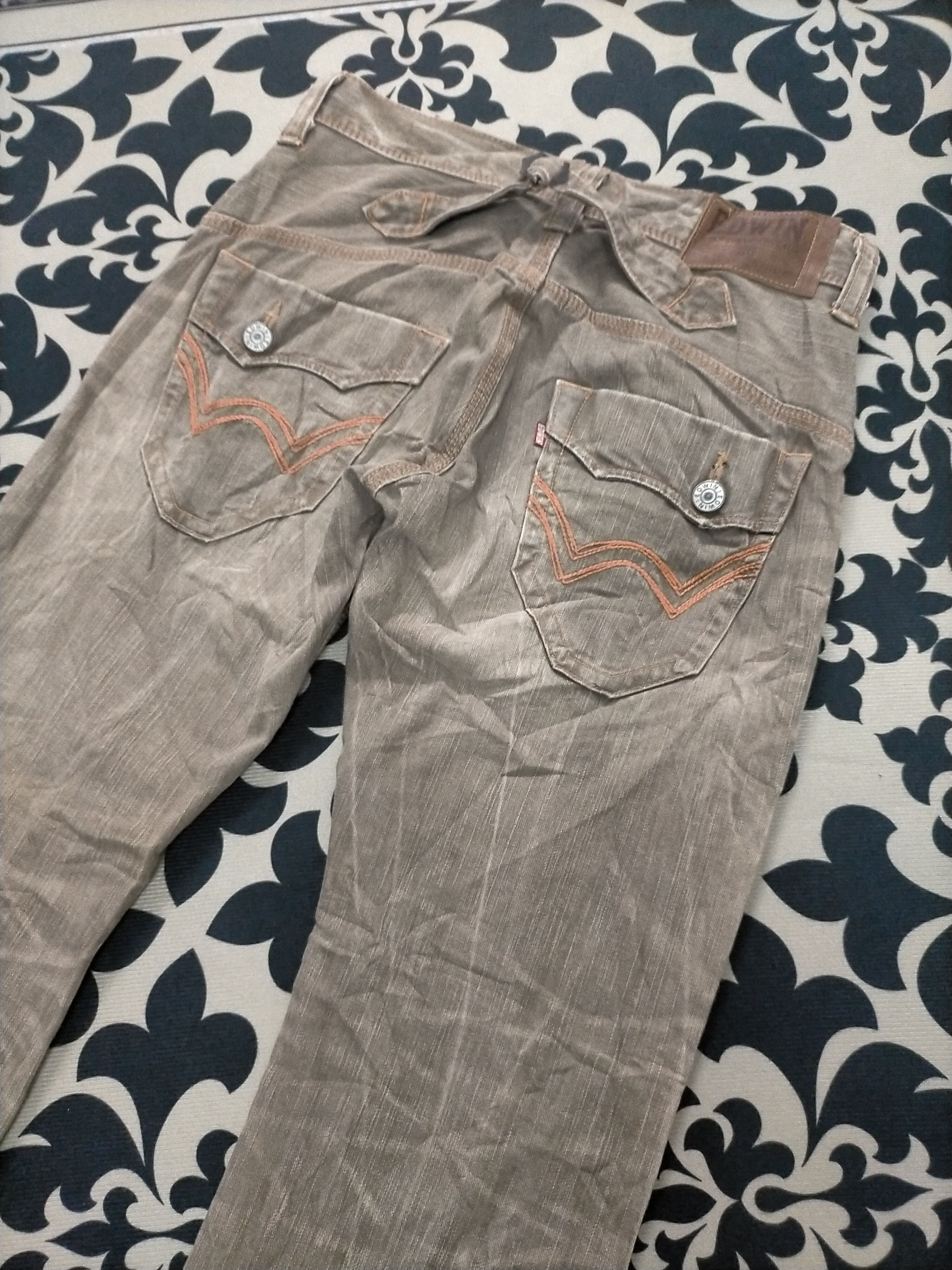 Edwin 🔥Flare🔥Vintage Edwin XV Sick Mudwash Jeans Size US 30 / EU 46 - 7 Thumbnail
