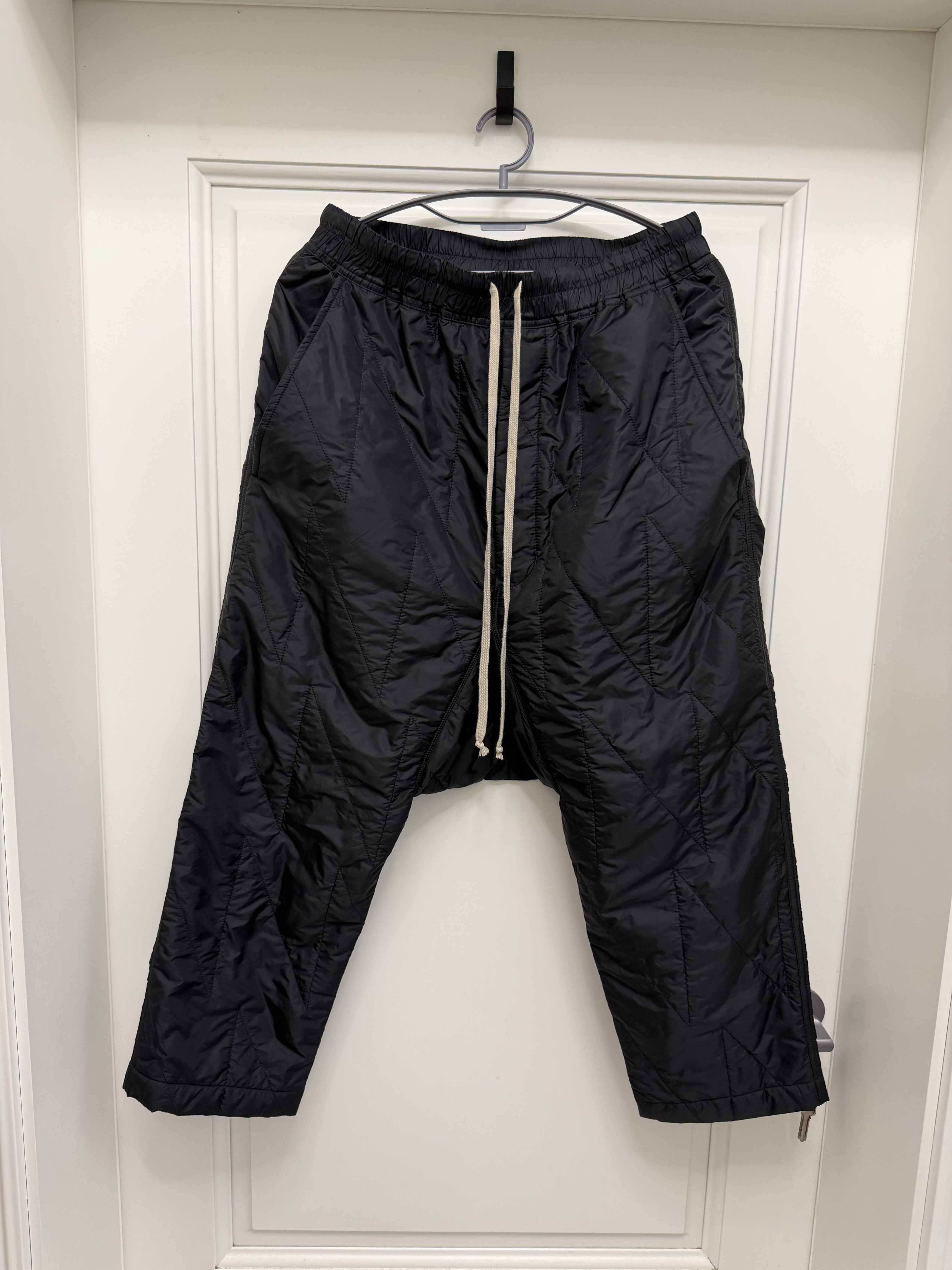 Rick Owens Rick Owens dropped-crotch thinly padded pants Size US 32 / EU 48 - 1 Thumbnail