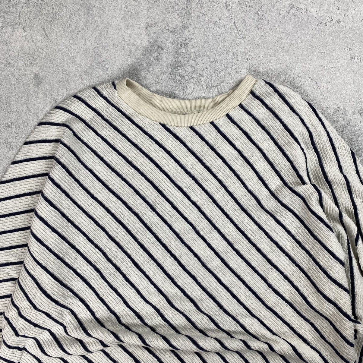Frapbois × Issey Miyake × Japanese Brand Frapbois by Issey Miyake Striped Tshirt Size L / US 10 / IT 46 - 8 Thumbnail