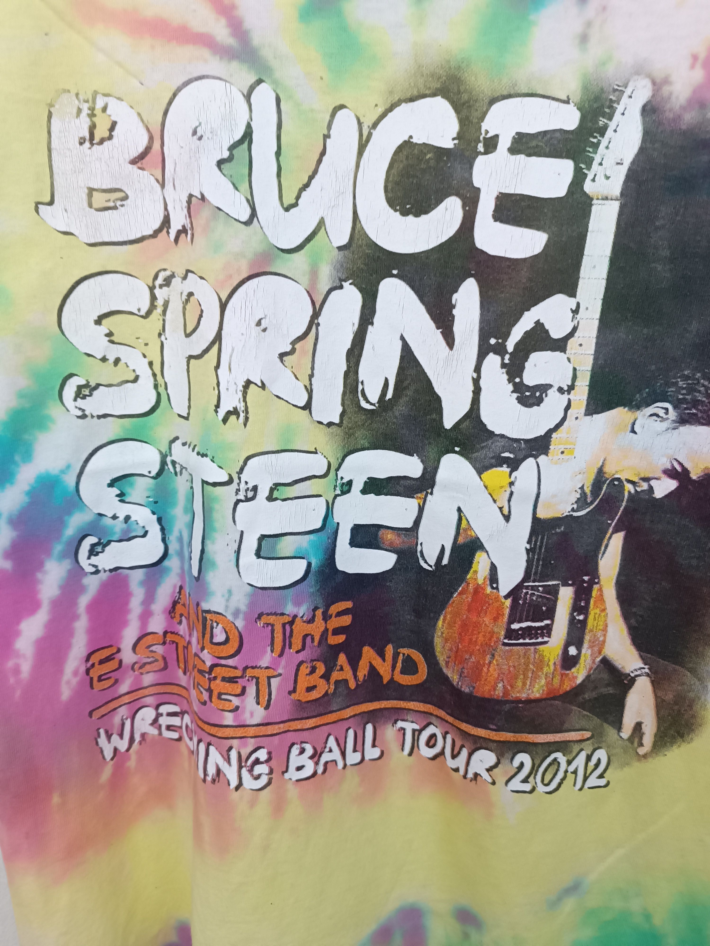 Band Tees VINTAGE 2012 BRUCE SPRINGSTEEN & E STREET BAND WRECKING BALL Size US M / EU 48-50 / 2 - 10 Thumbnail