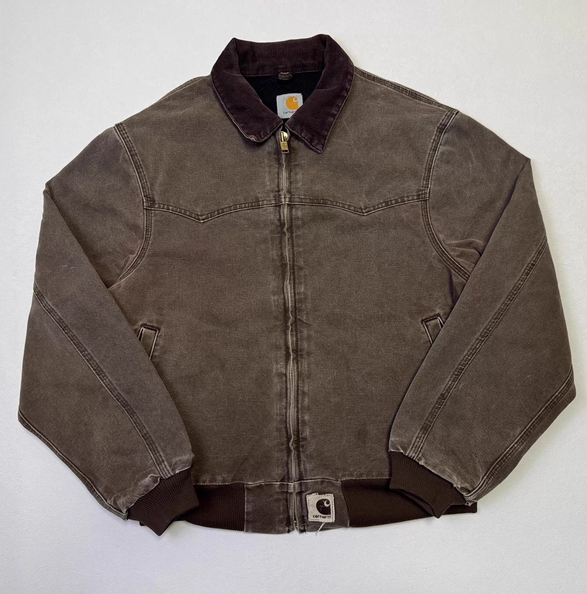 Carhartt Vintage Carhartt J14 Sante Fe Jacket Burgundy L Size US L / EU 52-54 / 3 - 2 Thumbnail