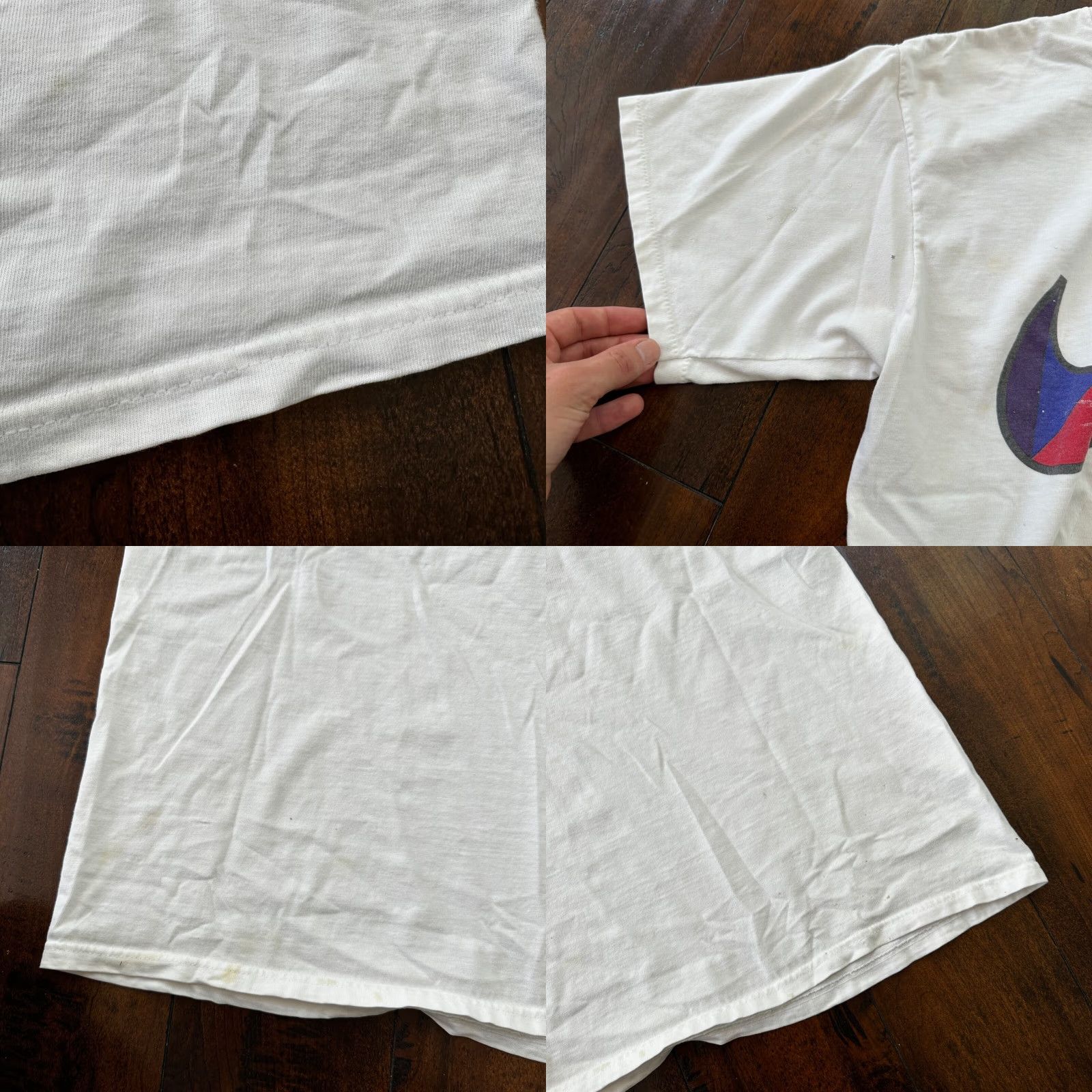 Nike VINTAGE Nike Urban Jungle Gym T Shirt White M Men Crew Neck Short Sleeve Nike Swoosh Basic Tee Movie Promo 90s Vintage Theme Mens Size US M / EU 48-50 / 2 - 8 Thumbnail