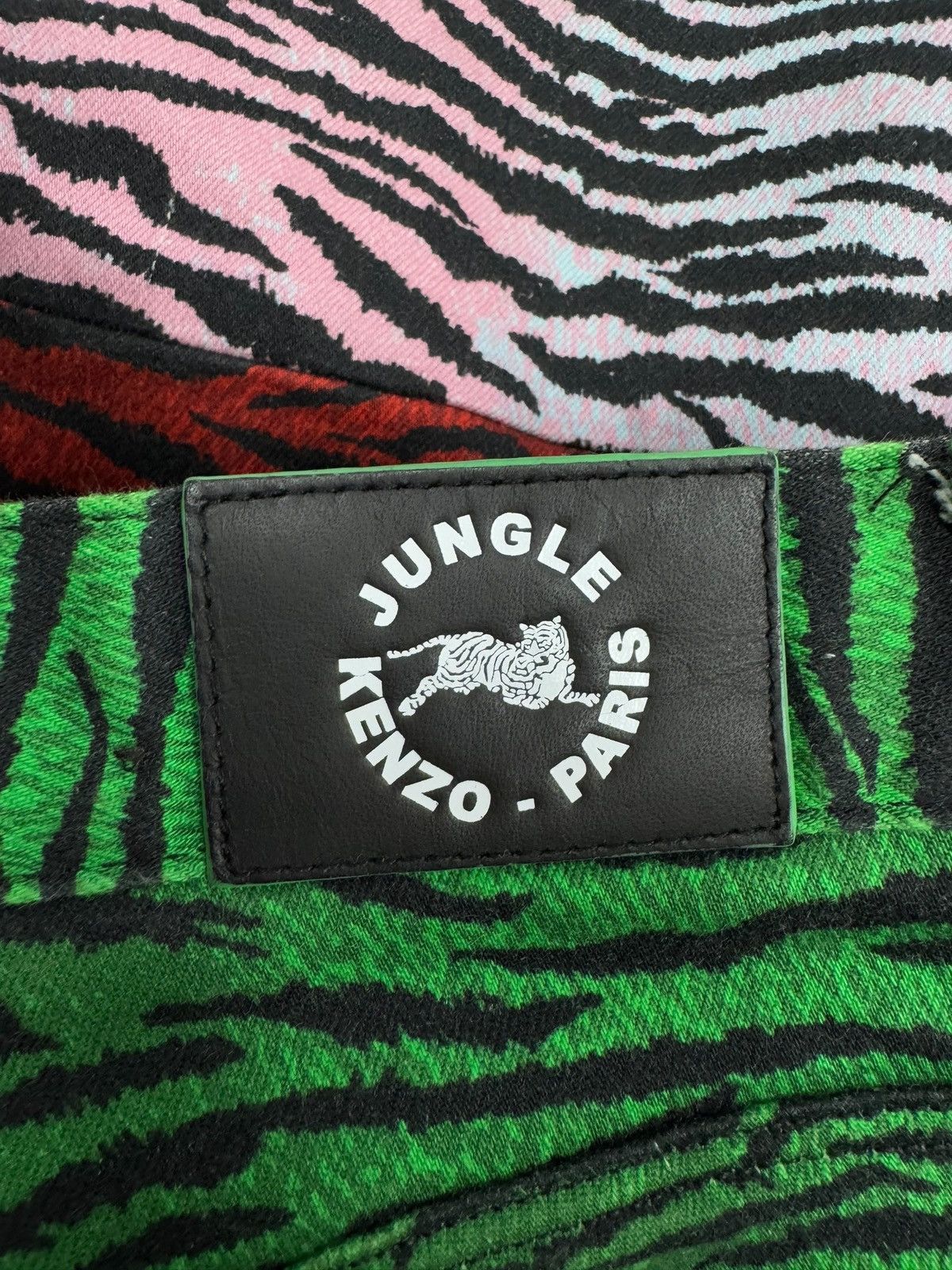 H&M × Kenzo Kenzo Jungle H&M Multicolor Animal Printed Jeans size 31 Size 31" - 14 Thumbnail