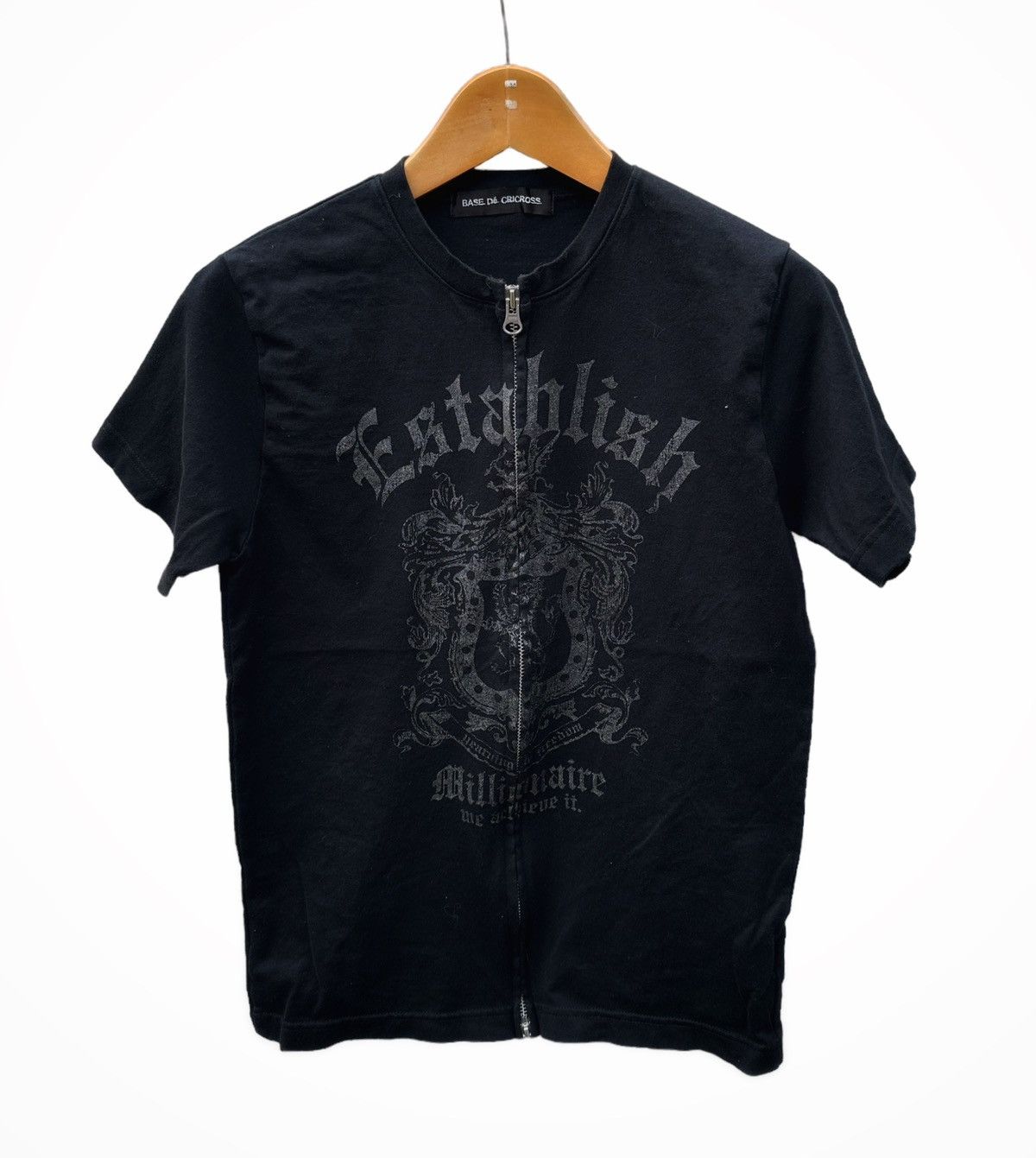 Japanese Brand Base de cricross full zipper tshirt Size US XS / EU 42 / 0 - 1 Thumbnail
