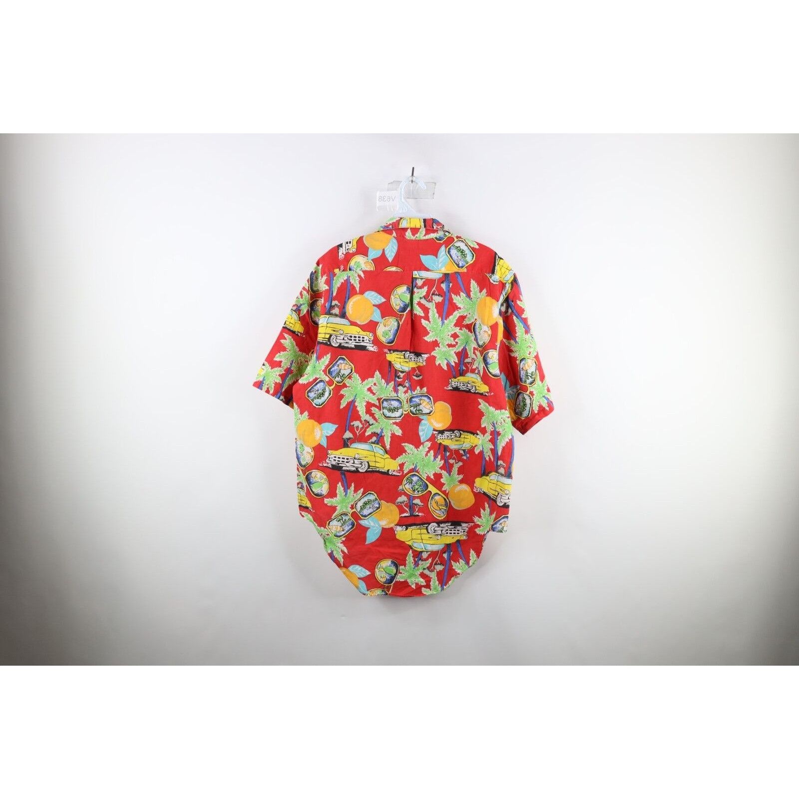 Vintage Vintage 90s Streetwear Hot Rod Beach Hawaiian Button Shirt Size US M / EU 48-50 / 2 - 6 Thumbnail