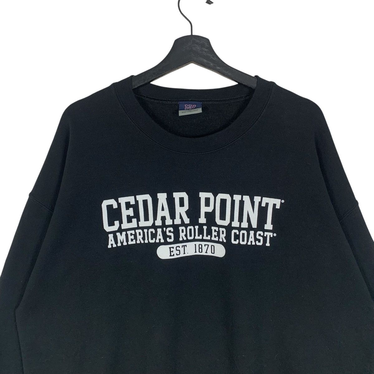 Japanese Brand × Vintage Vintage Mv SportWear Cedar Point Streetwear Sweatshirt Size US XL / EU 56 / 4 - 3 Thumbnail