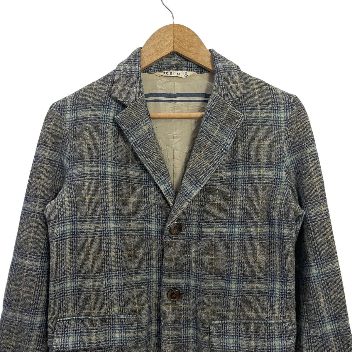 45rpm Vintage 45rpm Checkered Coat Jacket Size M / US 6-8 / IT 42-44 - 2 Thumbnail
