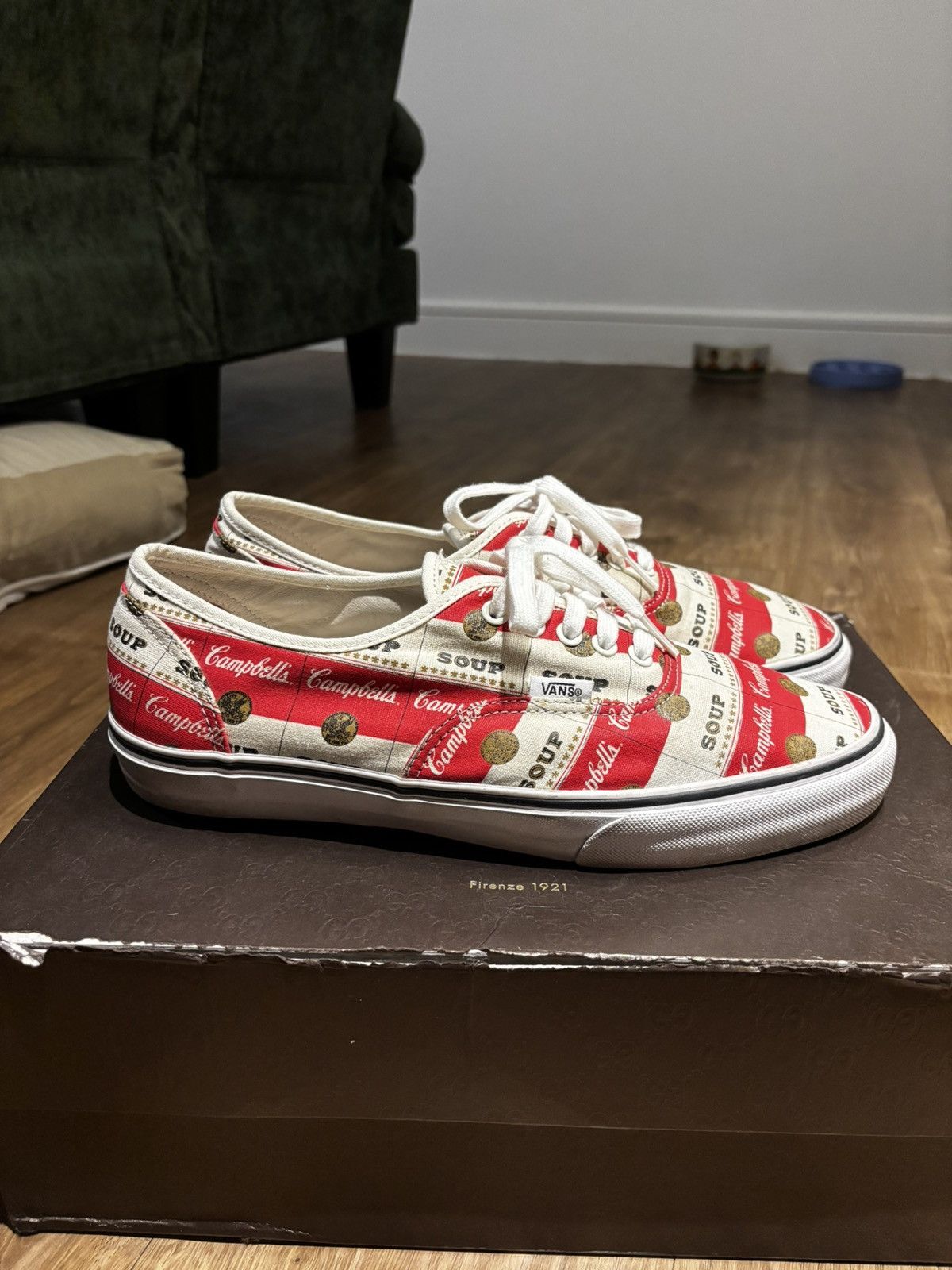 Andy Warhol × Supreme Vans Supreme x Authentic Pro 'Campbell's Soup' Size US 11.5 / EU 44-45 - 3 Thumbnail