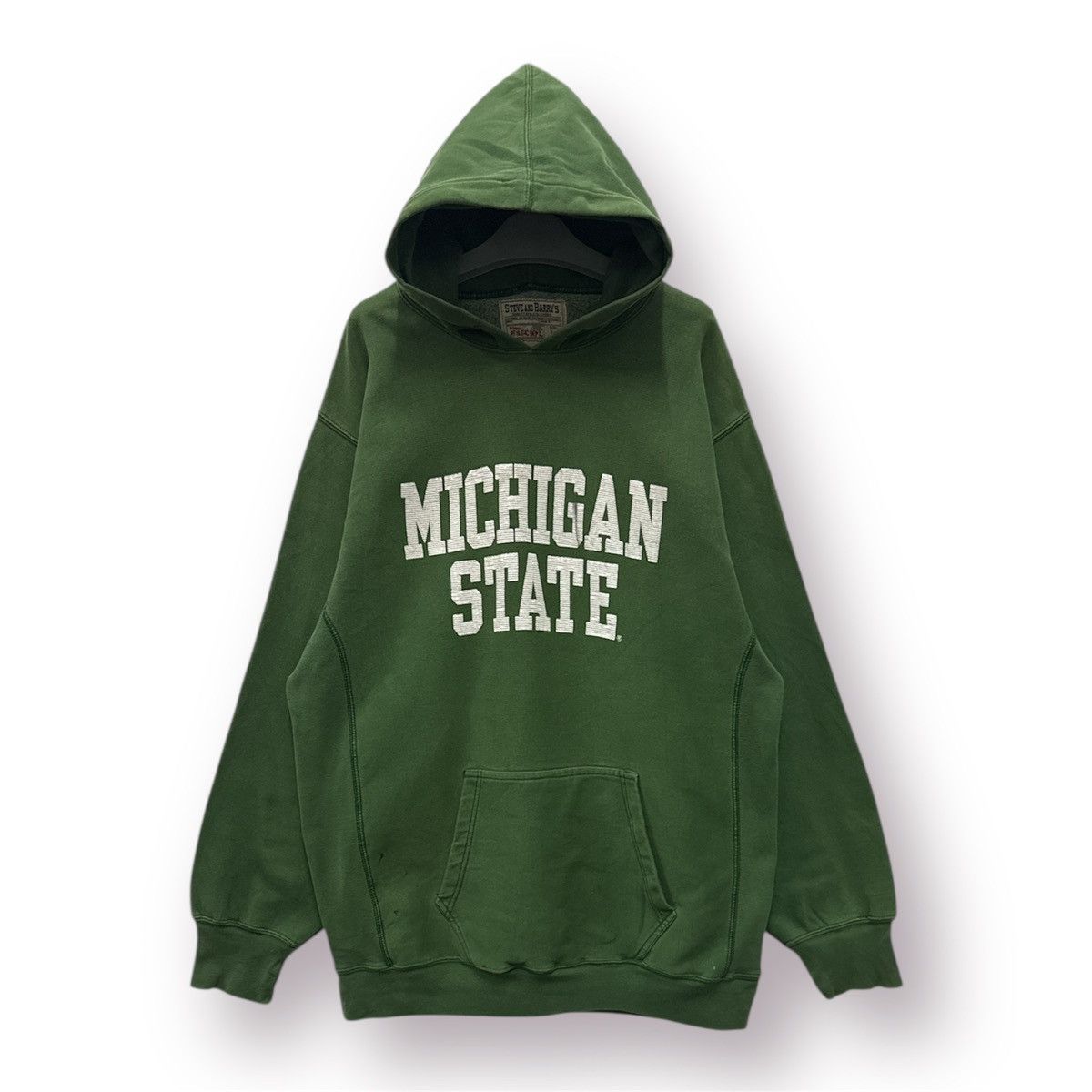 Steve And Barrys 🔥 Vtg Y2K Steve & Barrys MICHIGAN COLLEGE LOGO HOODIES - L Size US L / EU 52-54 / 3 - 1 Thumbnail
