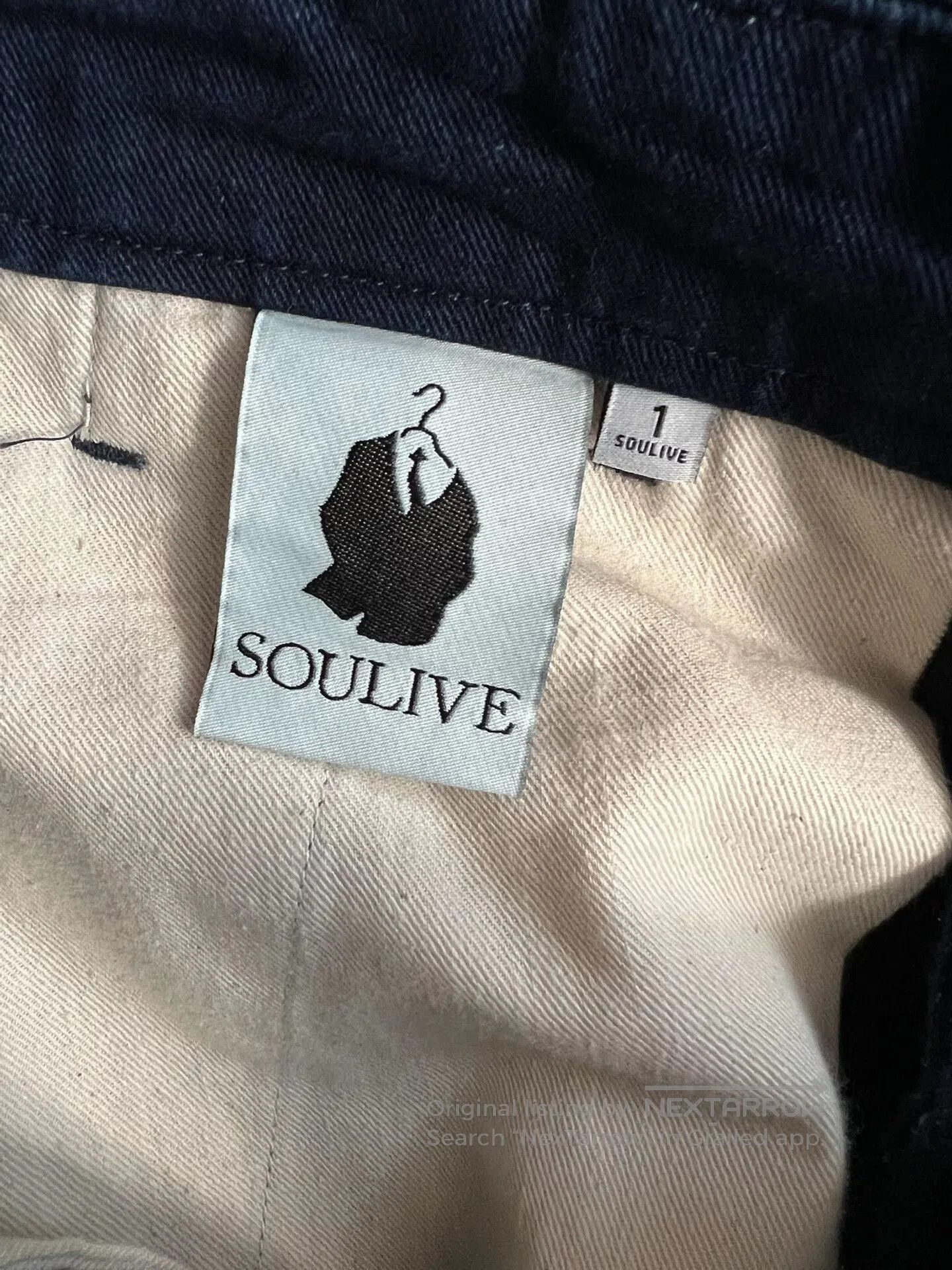 Japan Blue Jeans soulive indigo chino casual pants. Size US 31 - 7 Thumbnail