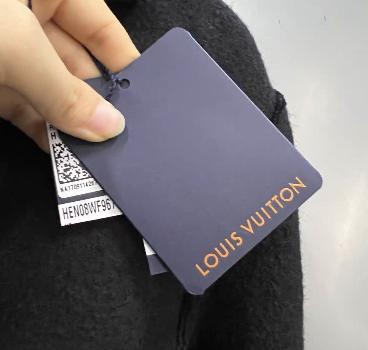 Louis Vuitton Louis Vuitton Black Double-Breasted Short Wool Coat J41 Size S / US 4 / IT 40 - 6 Thumbnail