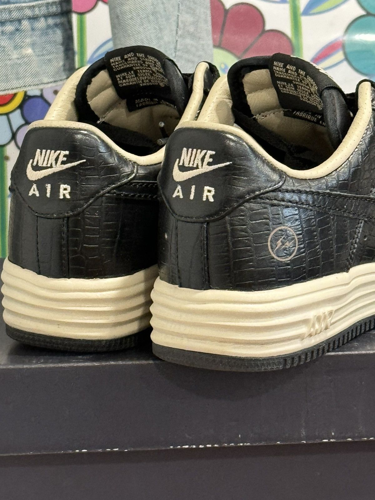 Fragment Design × Nike Nike Fragment Design Lunar Force 1 Prm Low Croc M 6.5 w/ Box Size US 6.5 / EU 39-40 - 7 Thumbnail