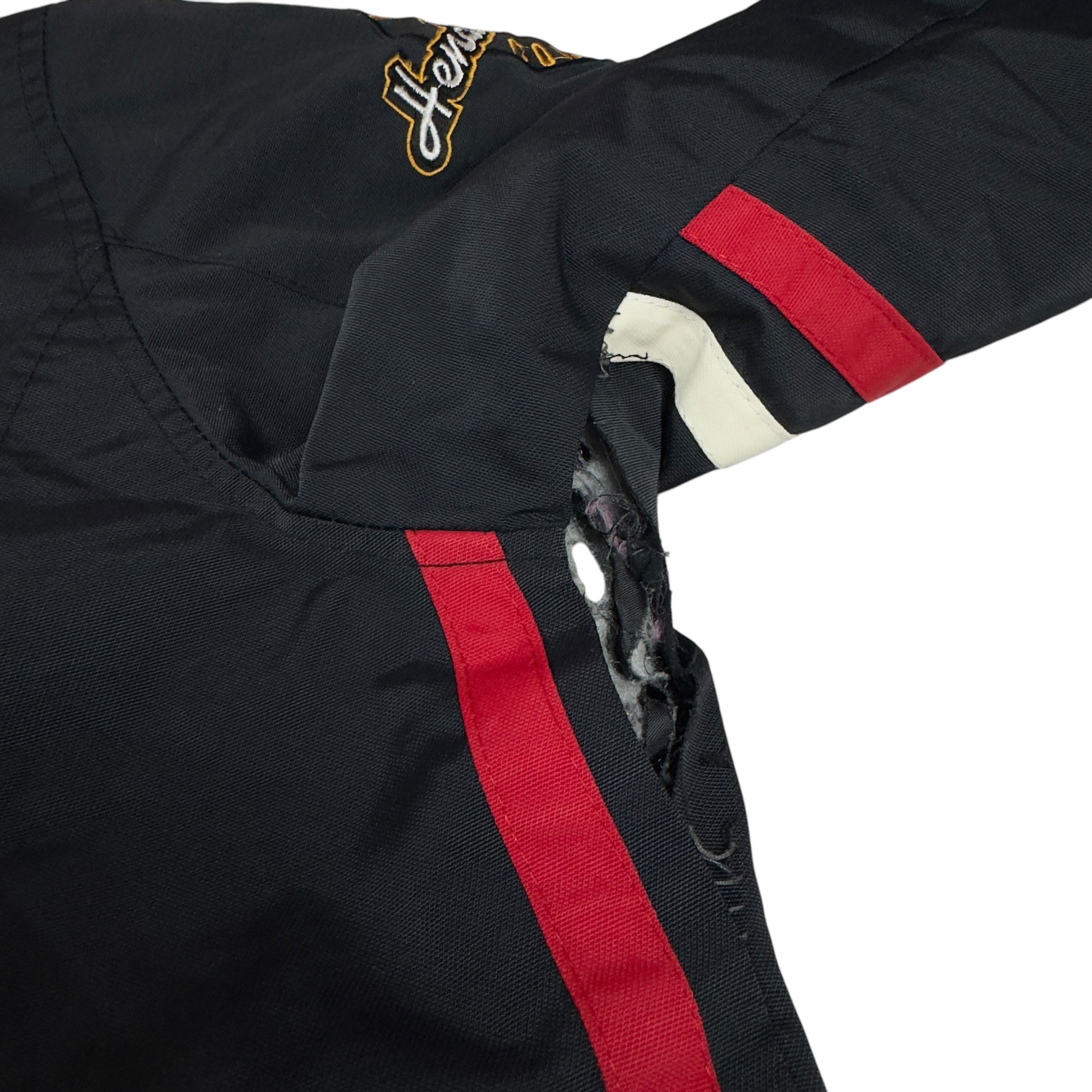 Indian Motorcycle × Vintage Men's Black Full Zip USA Flag Live To Ride Motorcycle Jacket Size US M / EU 48-50 / 2 - 4 Thumbnail
