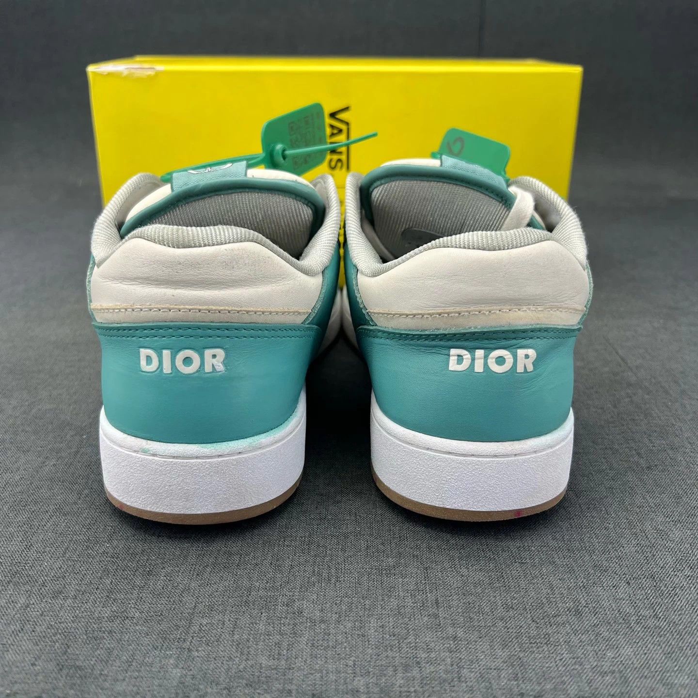 Dior Dior B27 Blue Green Cream White 42 Box Size US 9 / EU 42 - 5 Thumbnail