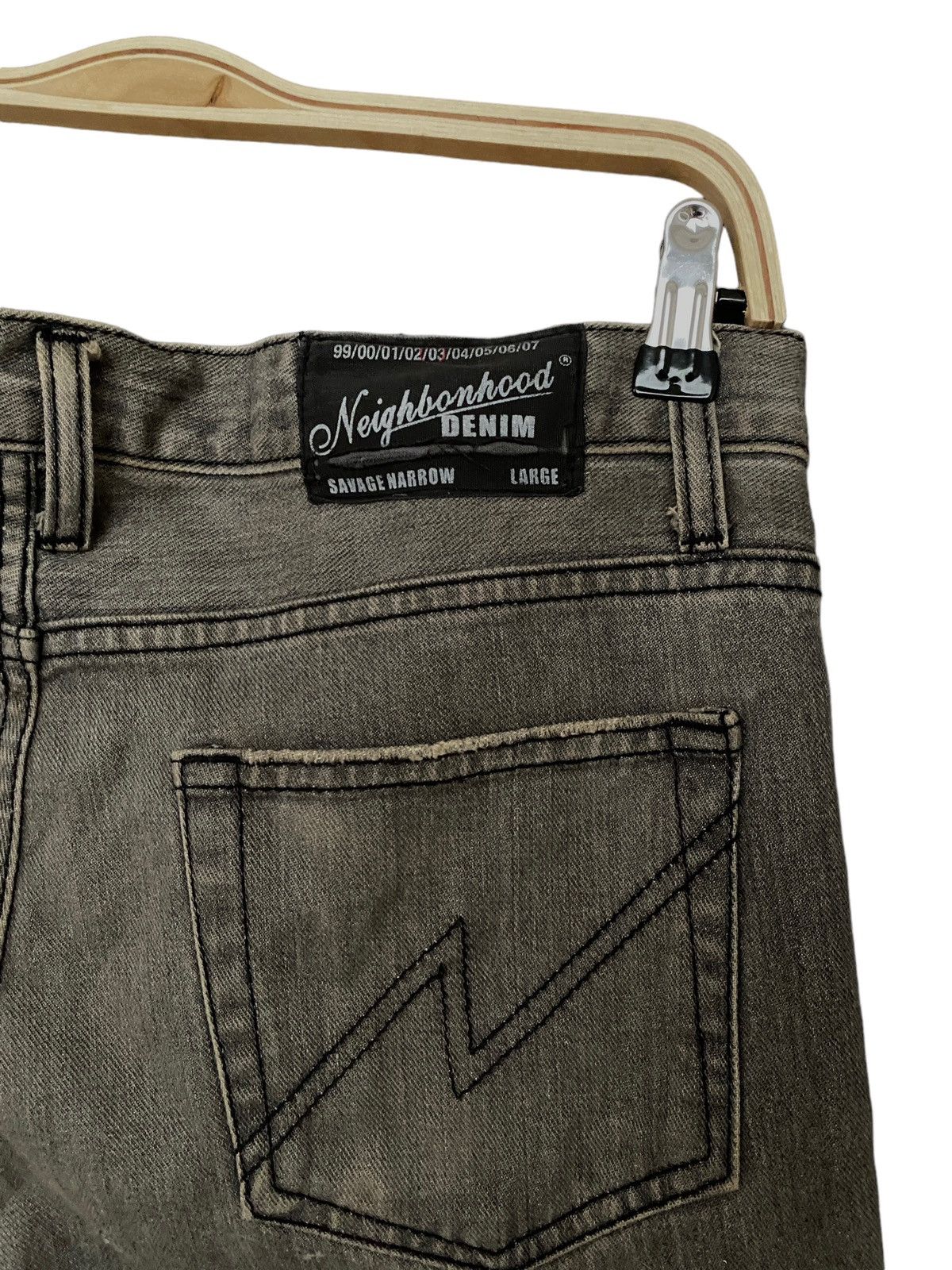 Neighborhood Vintage Japanese Brand Neighborhood Denim 1990s Size US 30 / EU 46 - 9 Thumbnail