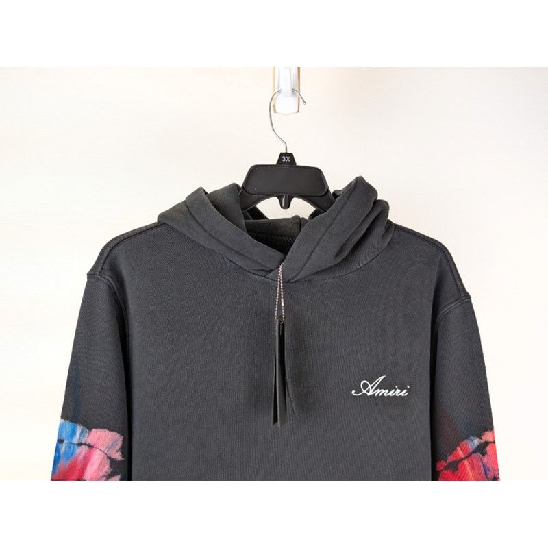 Amiri o1rshd1 Spot Tie-Dye Hoodie in Black Size US S / EU 44-46 / 1 - 3 Thumbnail