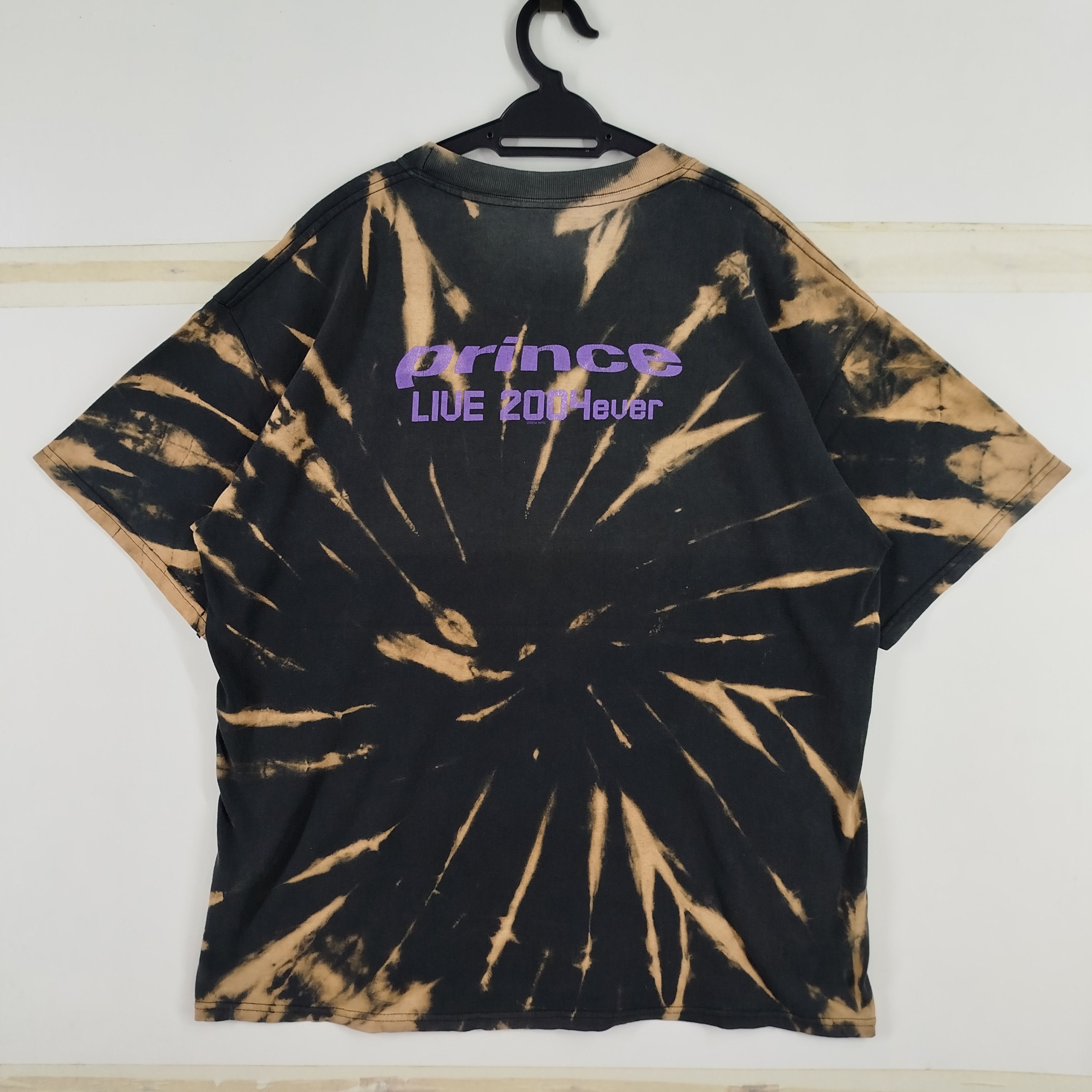 Band Tees × Vintage Vintage Prince Musicology 2004 Copyright Tye Dye Sun Faded Size US XL / EU 56 / 4 - 1 Thumbnail