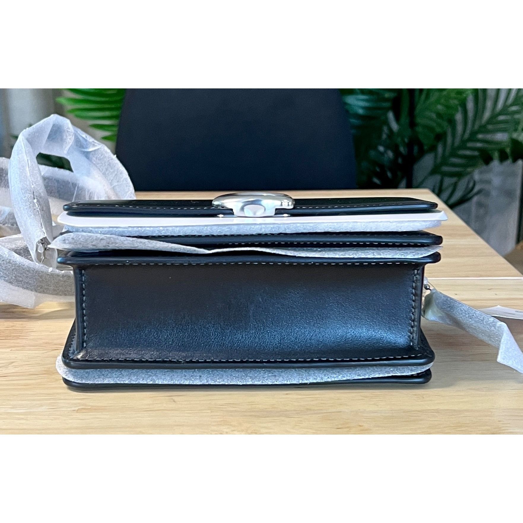 Coach NWT! Coach Women's Luxe Refined Black Calf Leather Bandit C Size ONE SIZE - 8 Thumbnail
