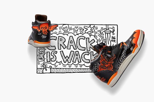 Reebok REEBOK/KEITH HARING "Crack is Wack" LIMITED ED PUMP SNEAKER Size US 9.5 / IT 39.5 - 1 Thumbnail