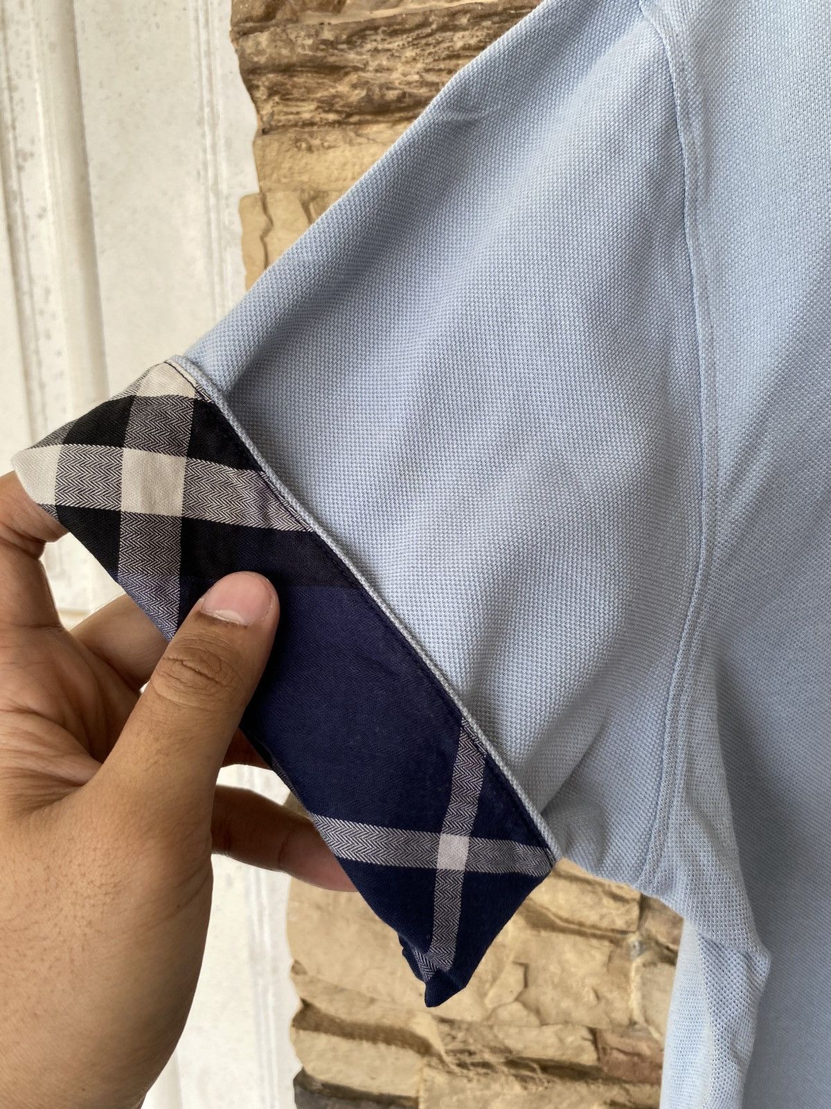 Burberry Vintage Burberry London Checkered Nova Check Polo Shirt Size US L / EU 52-54 / 3 - 4 Thumbnail