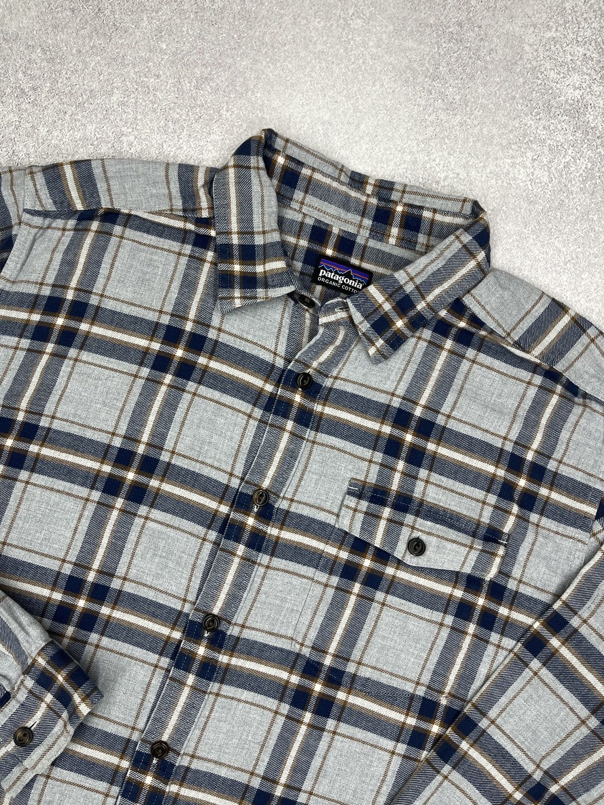 Patagonia Mens Patagonia Fjord Flannel Checked Shirt Outdoor Size XL Size US XL / EU 56 / 4 - 4 Thumbnail