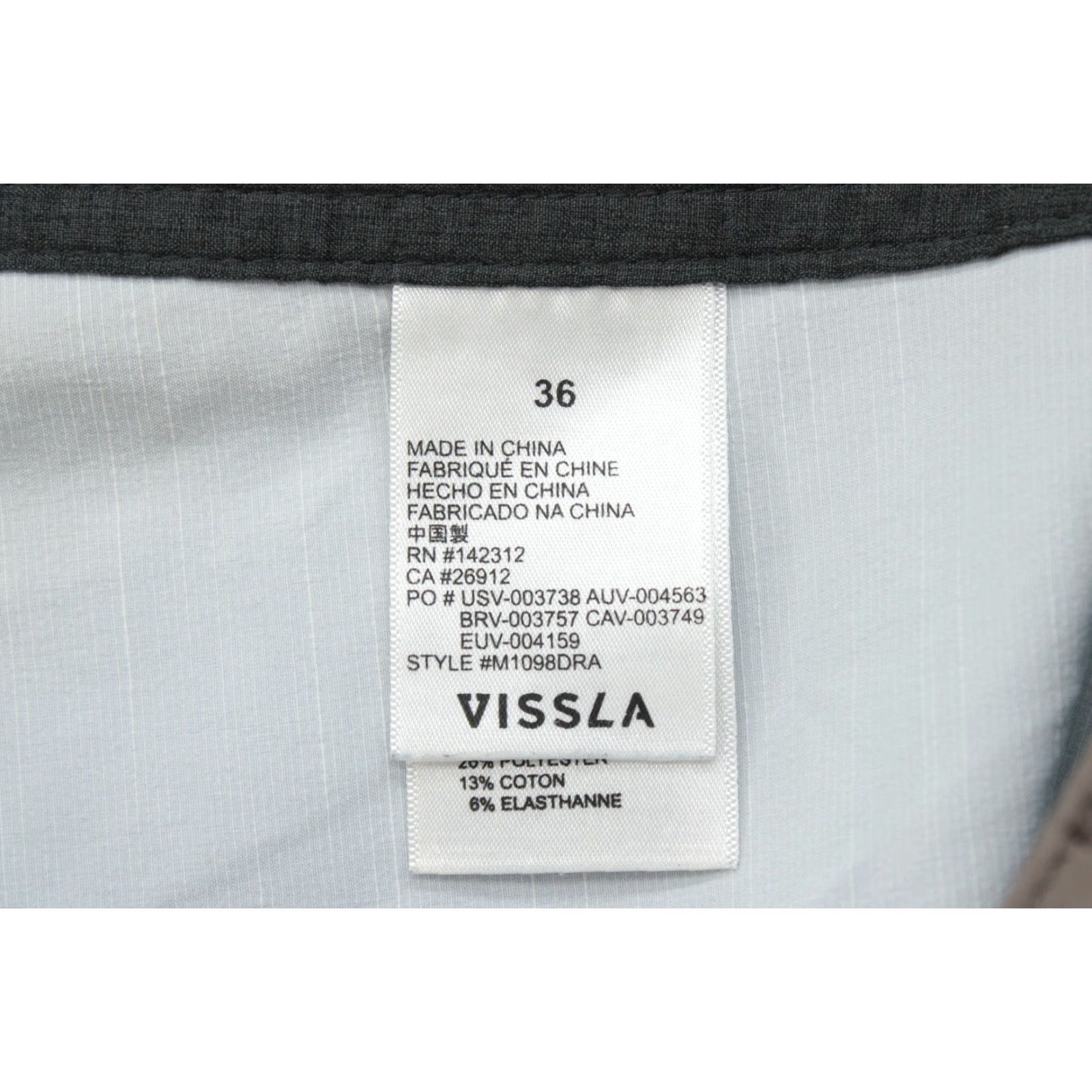 Vissla Vissla Board Shorts Men Size 36 Blue Striped Swim Trunks Beach Surfing Size US 36 / EU 52 - 6 Thumbnail