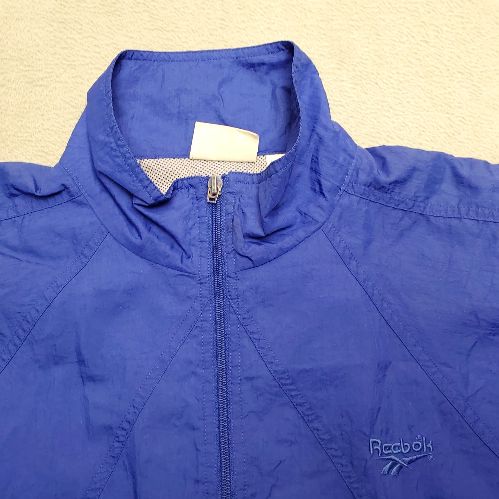 Reebok VINTAGE Reebok Jacket Men M Blue Full Zip Track Windbreaker Running Size US M / EU 48-50 / 2 - 2 Thumbnail