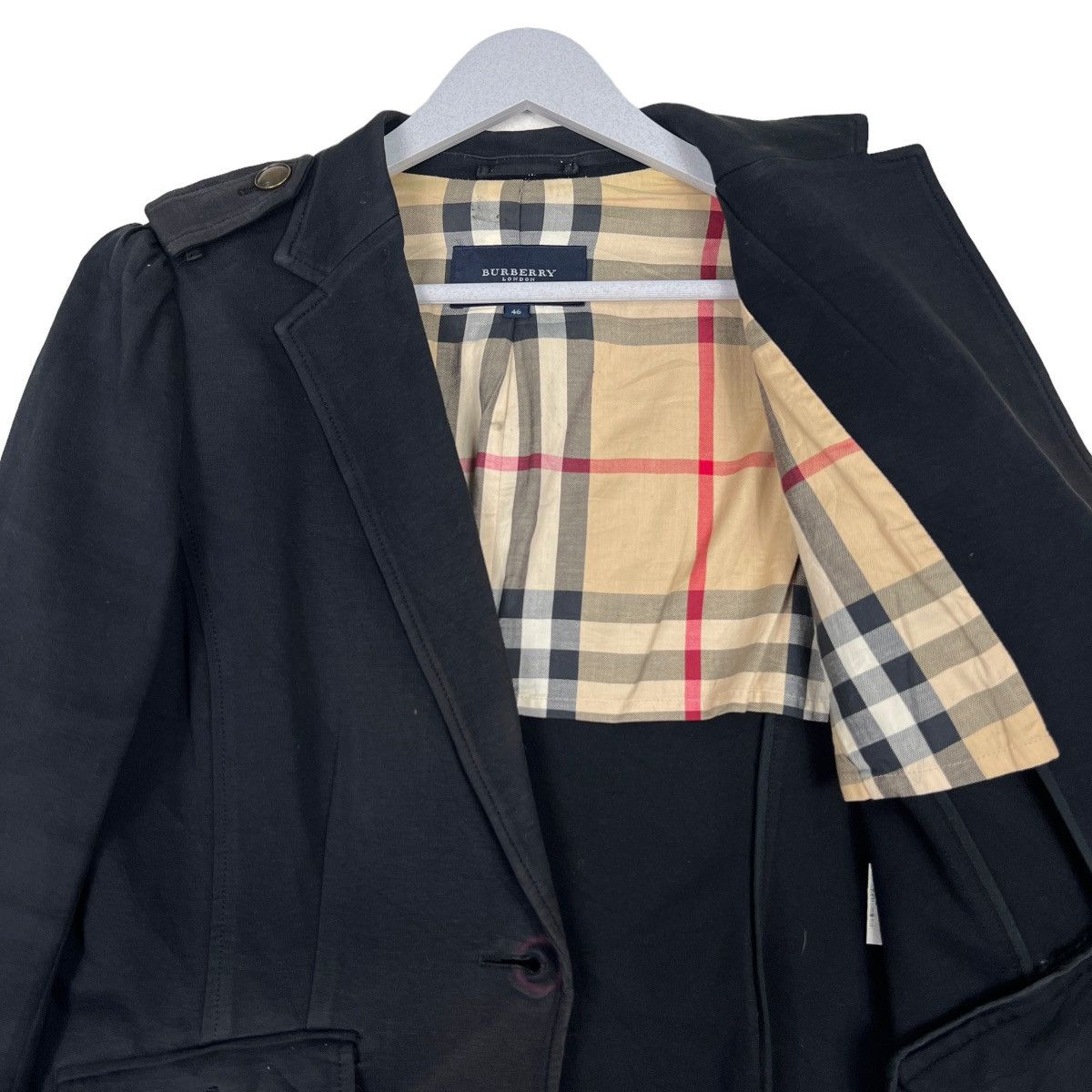 Burberry 🔥 BURBERRY MOLESKIN Size US S / EU 44-46 / 1 - 11 Thumbnail