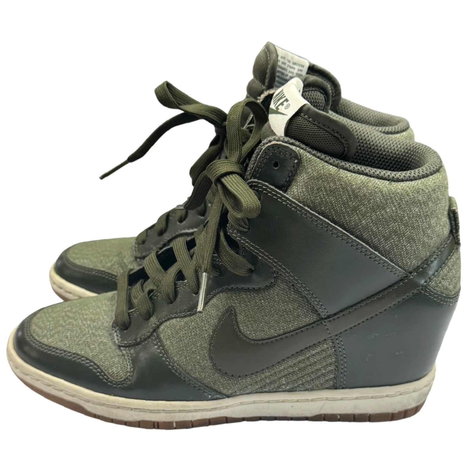 Nike Nike Dunk High Sky Hi Essentials 644877-301 Sneakers Olive Green Womens Size 7.5 Size US 8 / IT 38 - 6 Thumbnail