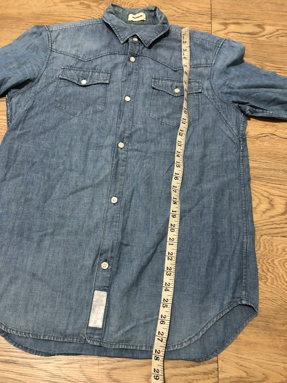 Undercover Undercoverism blue denim shirt Size US M / EU 48-50 / 2 - 11 Thumbnail