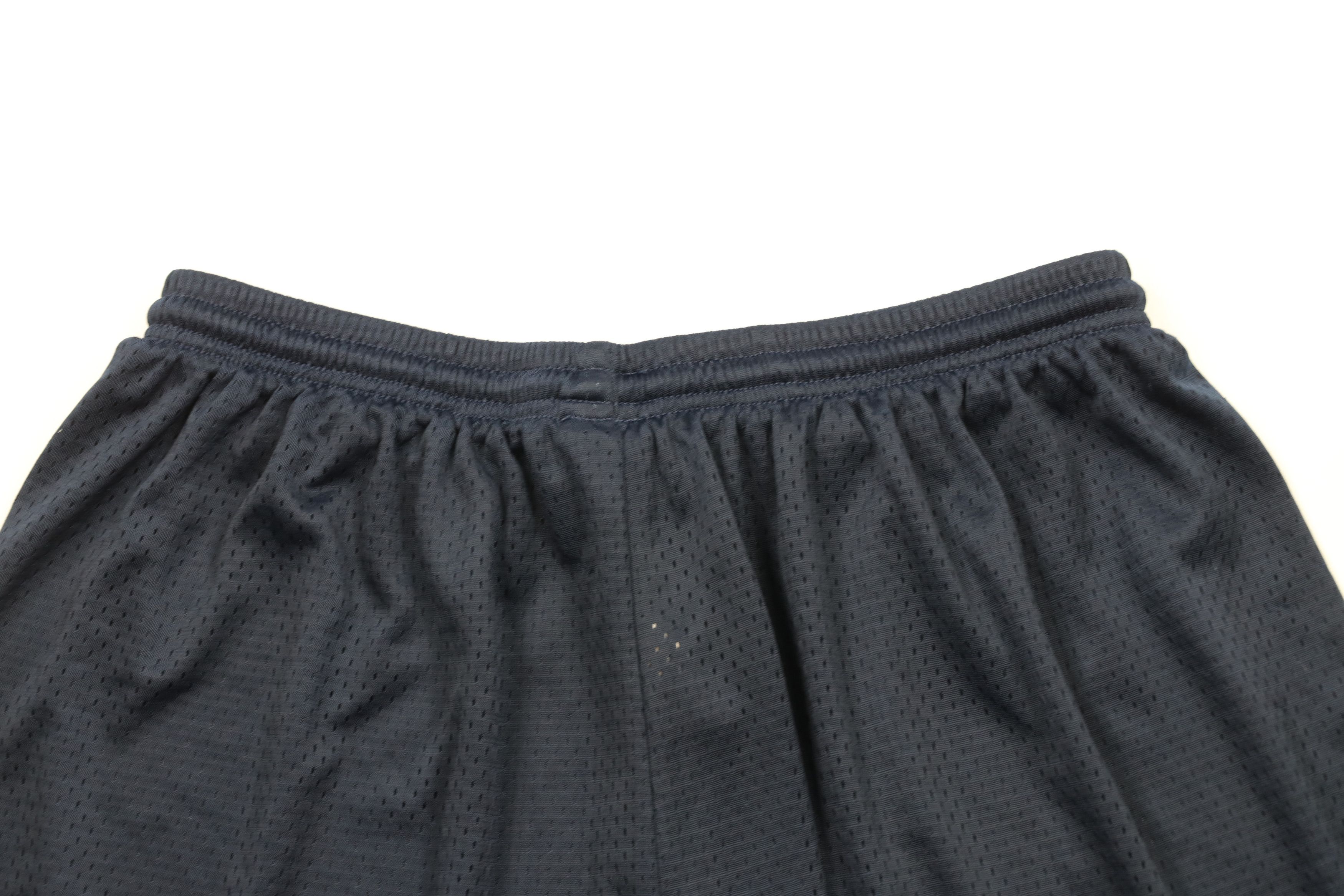 Vintage Vintage 90s Y2K Nike Scott Mini Swoosh Mesh Shorts Navy Blue Size US 38 / EU 54 - 9 Thumbnail
