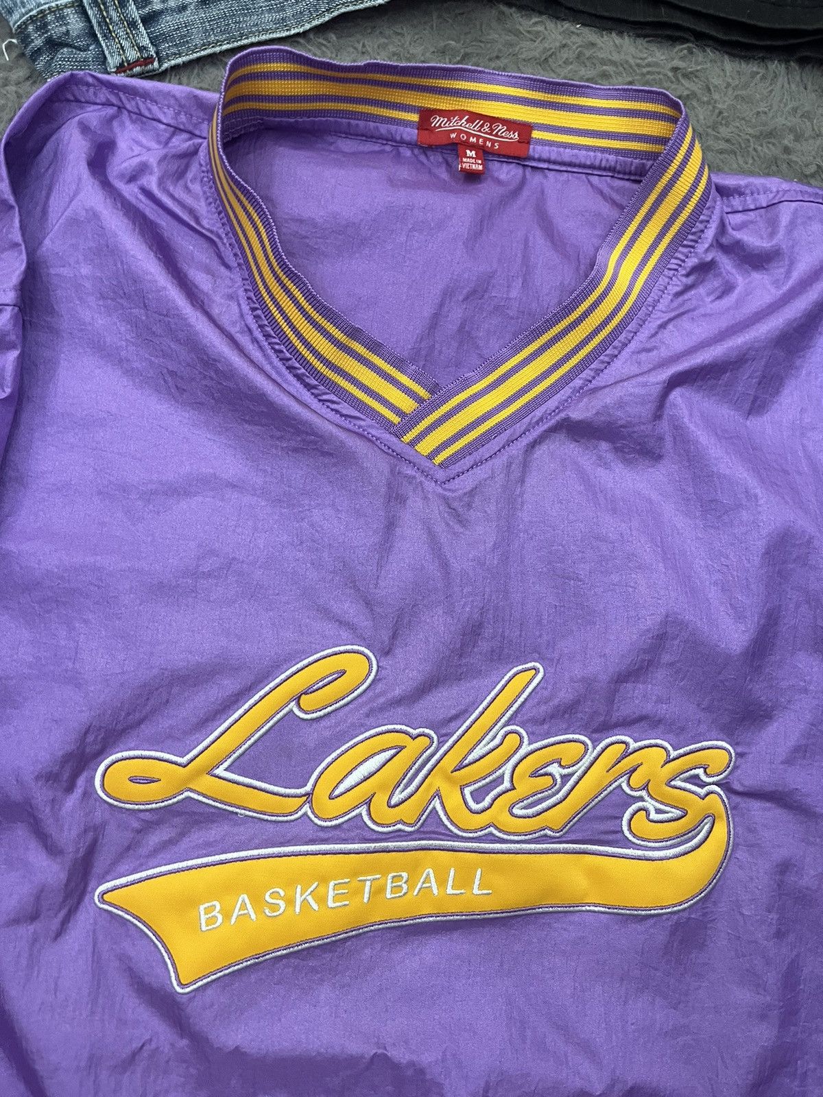 NBA × Vintage Jersey Lakers NBA Basketball 🏀 Vintage 90s athlete gym USA🇺🇸 Size L / US 10 / IT 46 - 5 Thumbnail