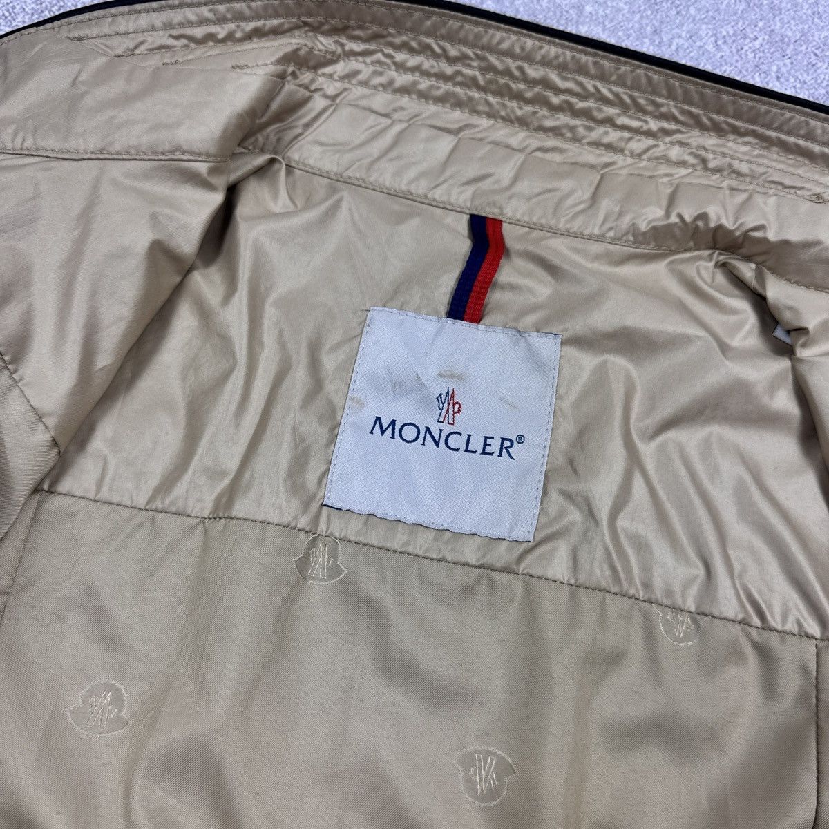 Moncler Women`s Moncler Big Logo Gold Polyester Light Jacket Size 1 Size S / US 4 / IT 40 - 11 Thumbnail