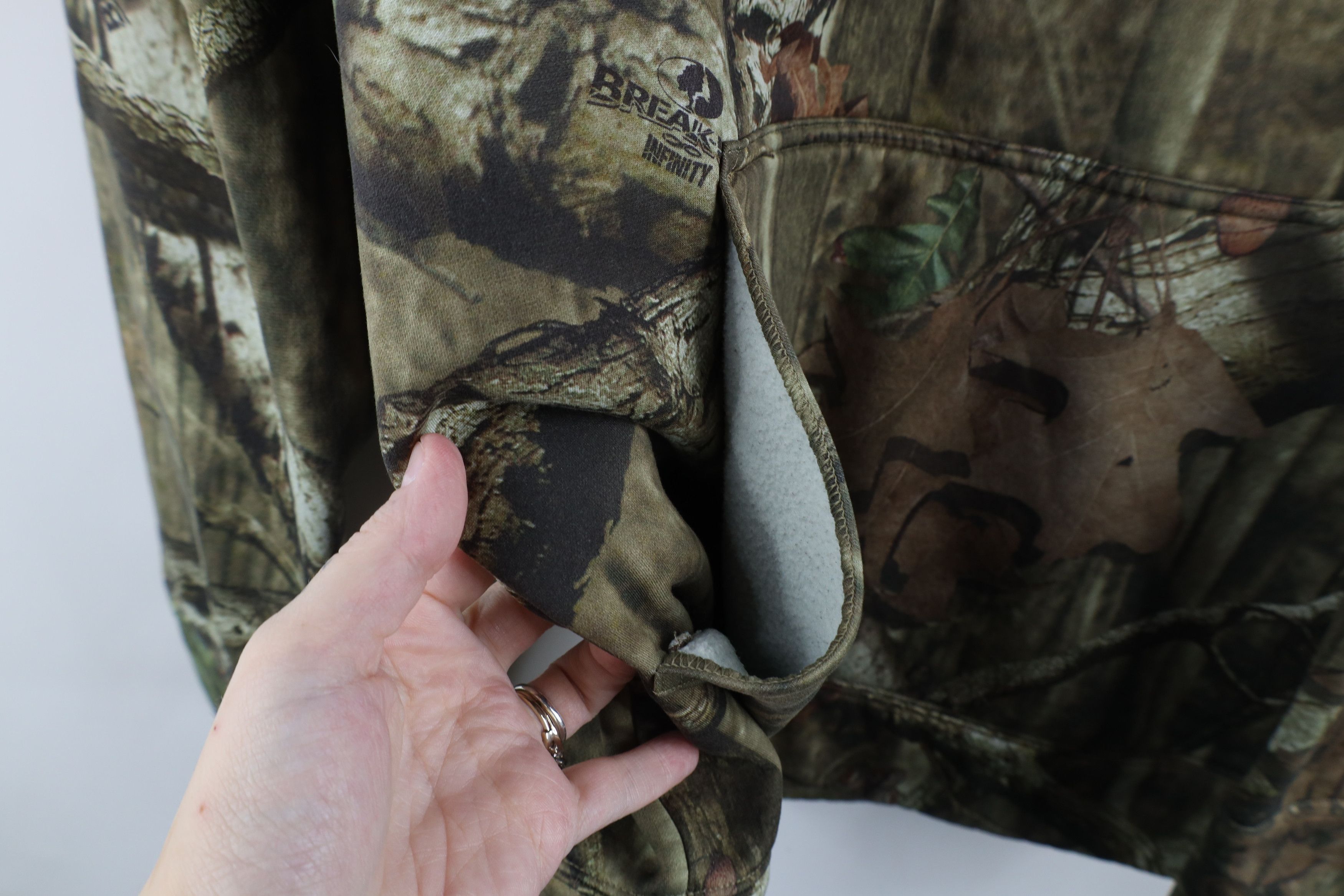 Under Armour × Vintage Under Armour Big Logo Infinity Camouflage Hoodie Sweatshirt Size US S / EU 44-46 / 1 - 6 Thumbnail