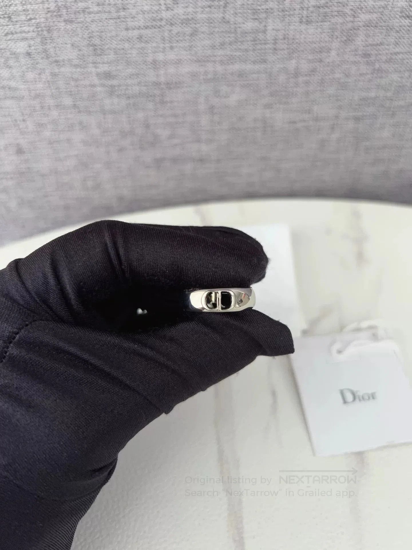 Dior Dior Men's CD Logo Ring. Size ONE SIZE - 5 Thumbnail
