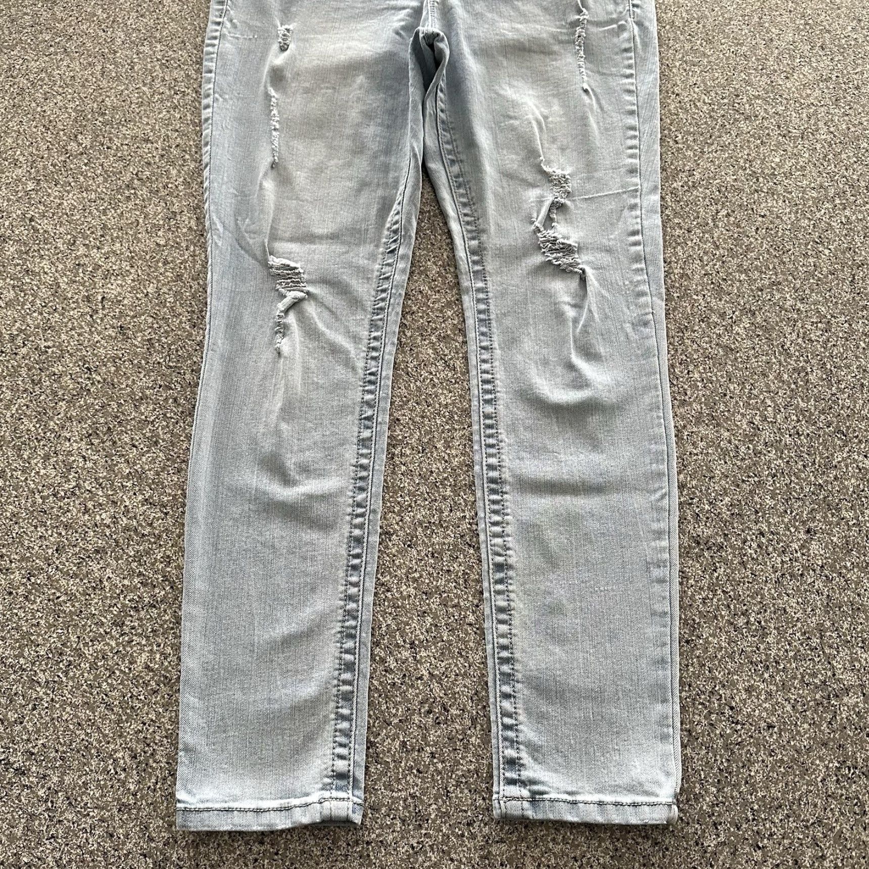 Vintage Seven7 Jeans Womens 12 32x29 High Rise Slimming Stretch Light Wash Denim Jeans Size 24" / US 00 / IT 34 - 3 Thumbnail