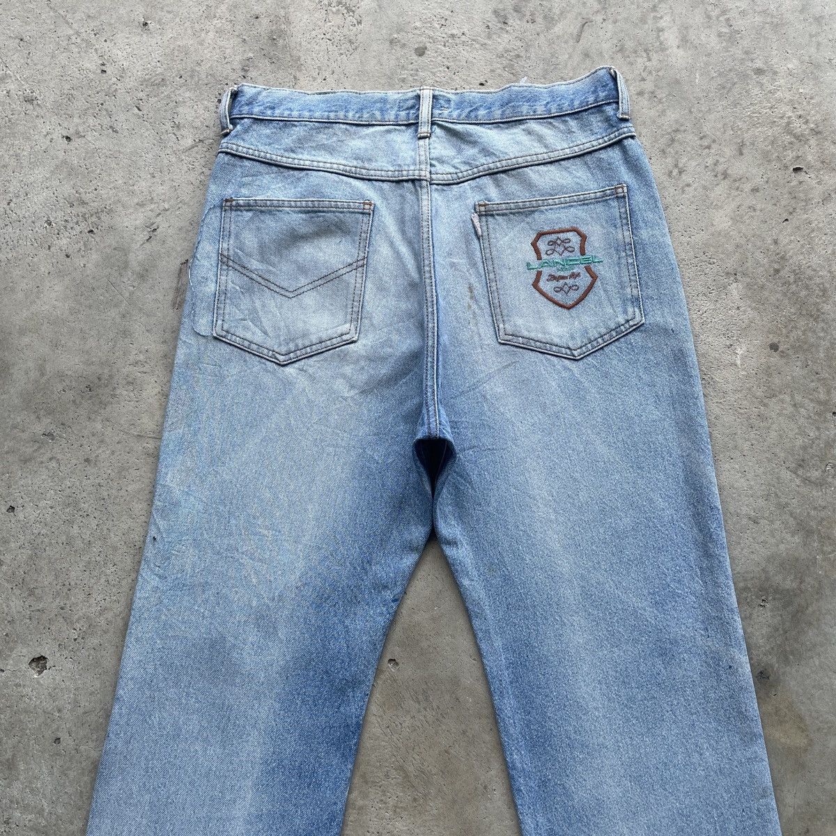 Lancel Vintage Lancel Paris Faded Distressed Painter Jeans Pants Size US 32 / EU 48 - 12 Thumbnail
