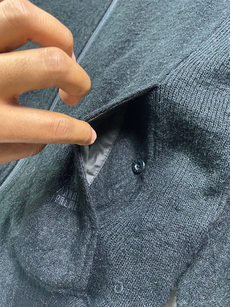 Japanese Brand × Vintage Arnold Palmer Knit Wool Jacket Size US S / EU 44-46 / 1 - 7 Thumbnail