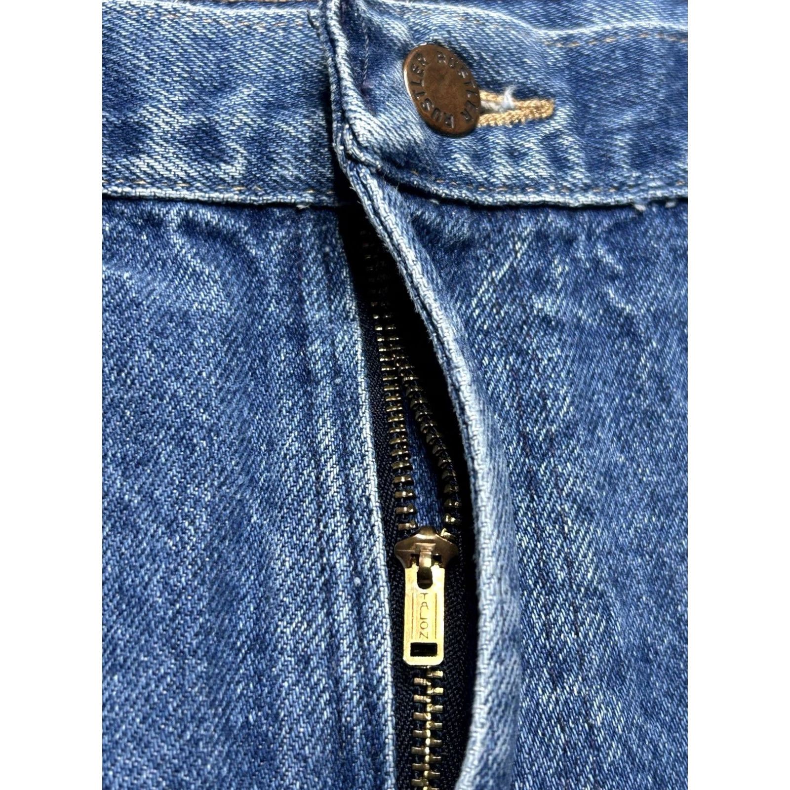 Denime VINTAGE Rustler Jeans Bootcut Denim USA 30x29 Men's Blue 80s Size US 30 / EU 46 - 5 Thumbnail