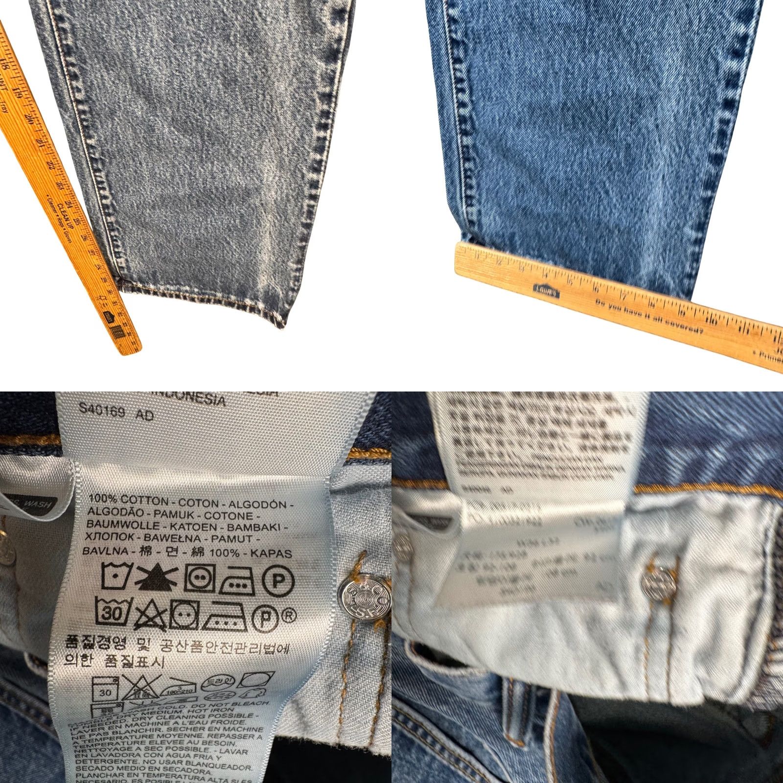 Levi's Levi's 517 Jeans Men 36x30 Bootcut Workwear Western Denim Distressed Size US 36 / EU 52 - 8 Thumbnail