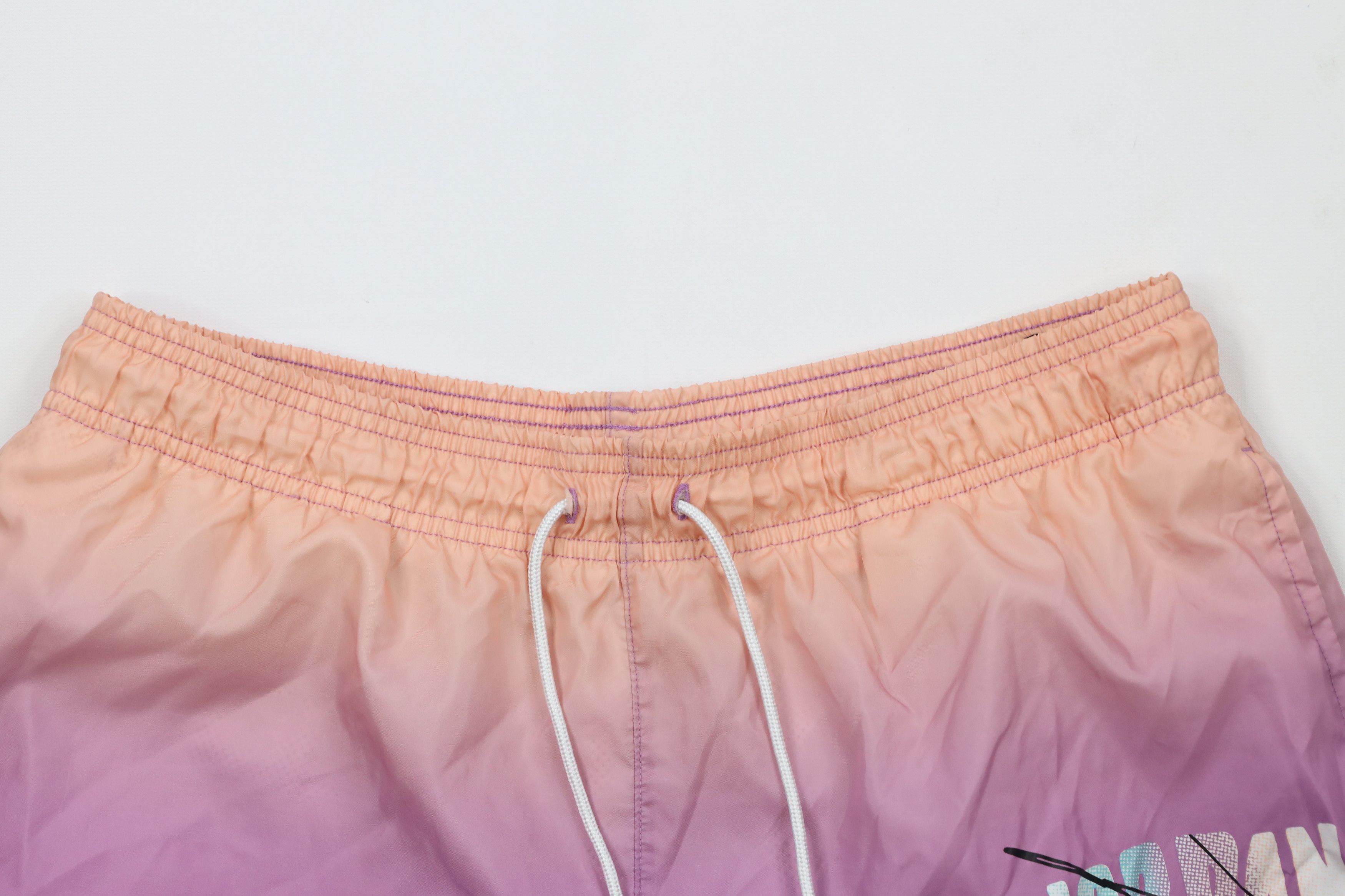 Nike × Vintage Nike Air Jordan DNA HBR Lined Poolside Shorts Swim Trunks Size US 32 / EU 48 - 2 Thumbnail