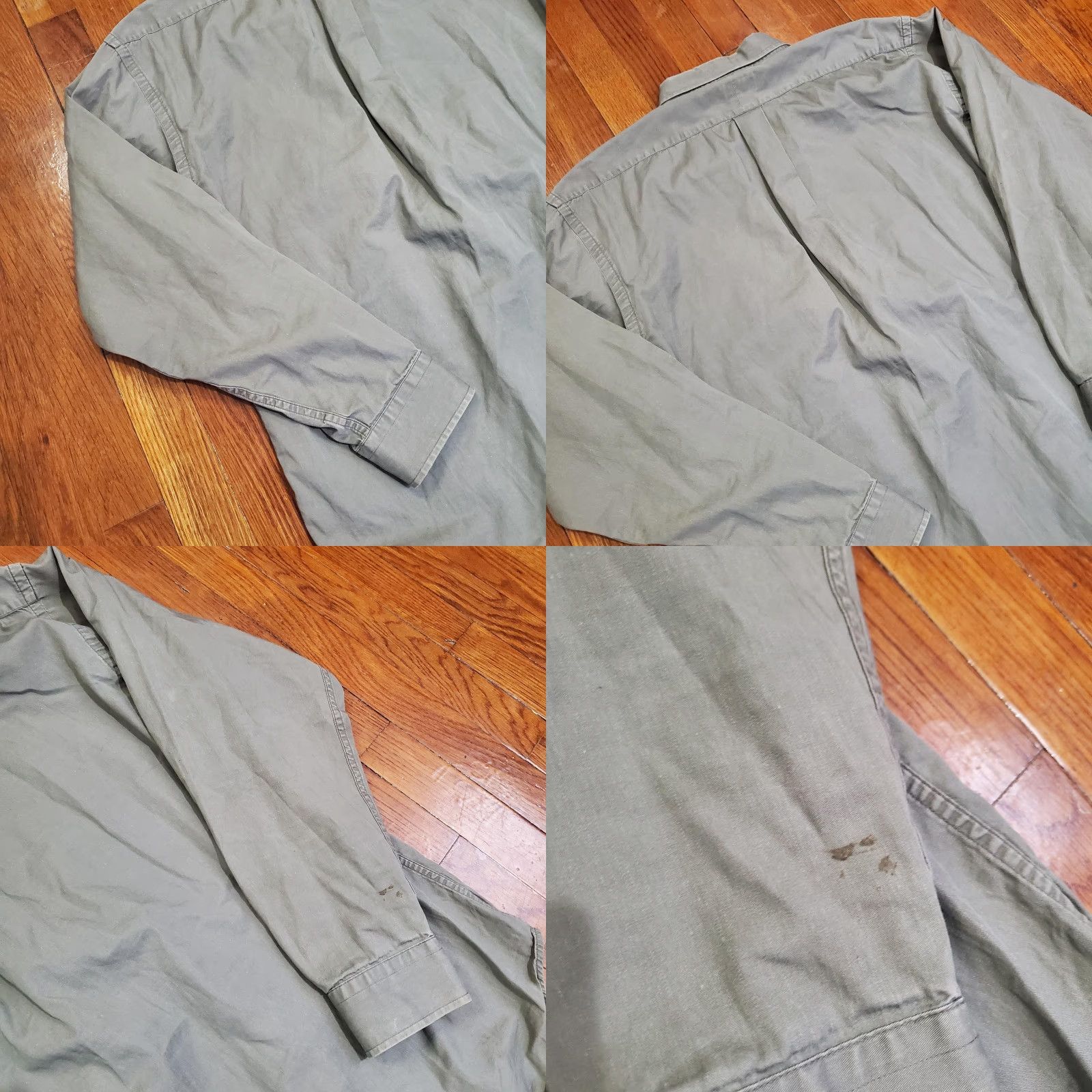 Polo Ralph Lauren VINTAGE Polo Ralph Lauren Shirt Mens L Green Marlowe Cotton Long Sleeve Button Down Size US L / EU 52-54 / 3 - 9 Thumbnail