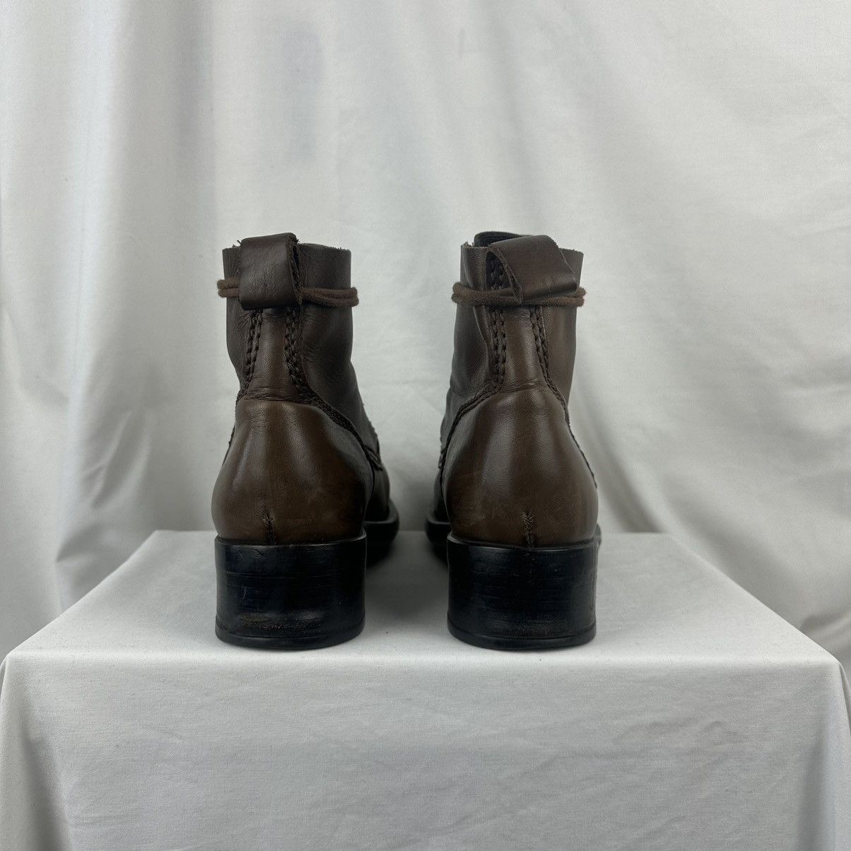 Dirk Bikkembergs Dirk Bikkembergs Leather Boots Archive 90s Military Combat Size US 9 / EU 42 - 7 Thumbnail