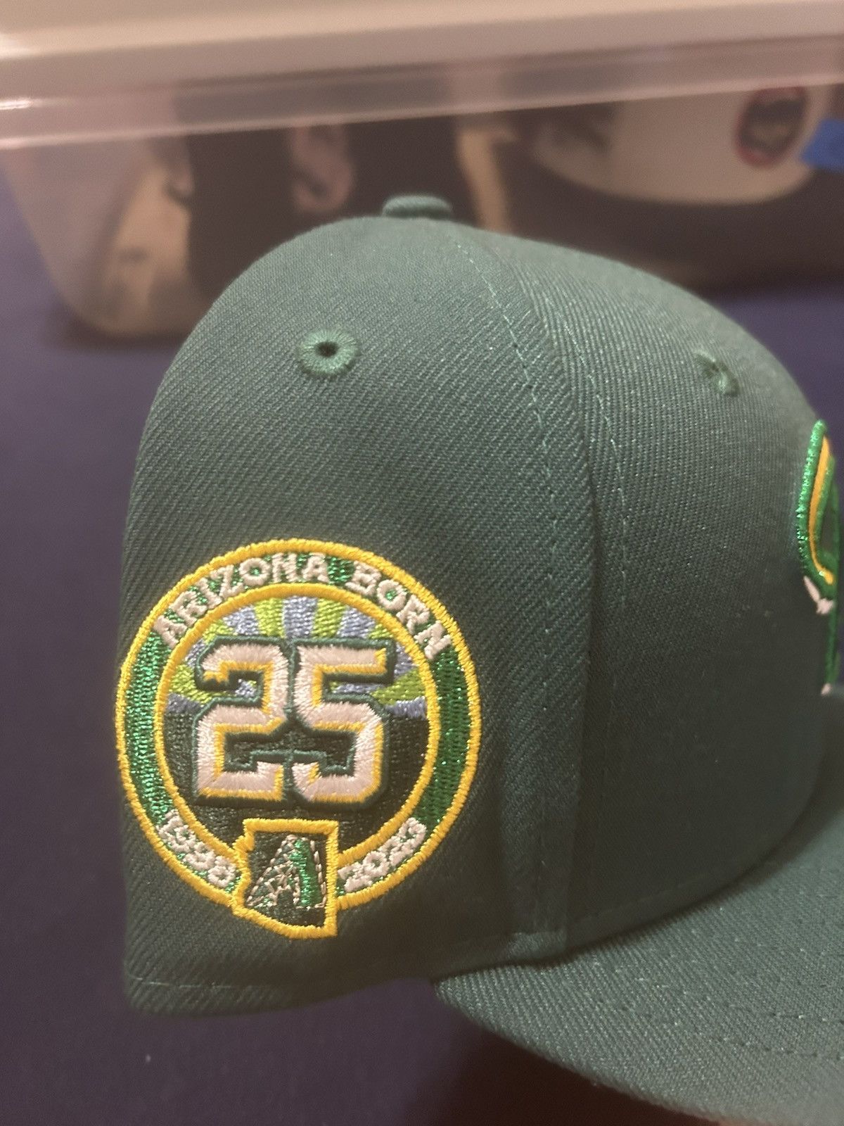 New Era Green/yellow Arizona Diamondbacks New Era Fitted Hat Size 7 Size ONE SIZE - 2 Thumbnail