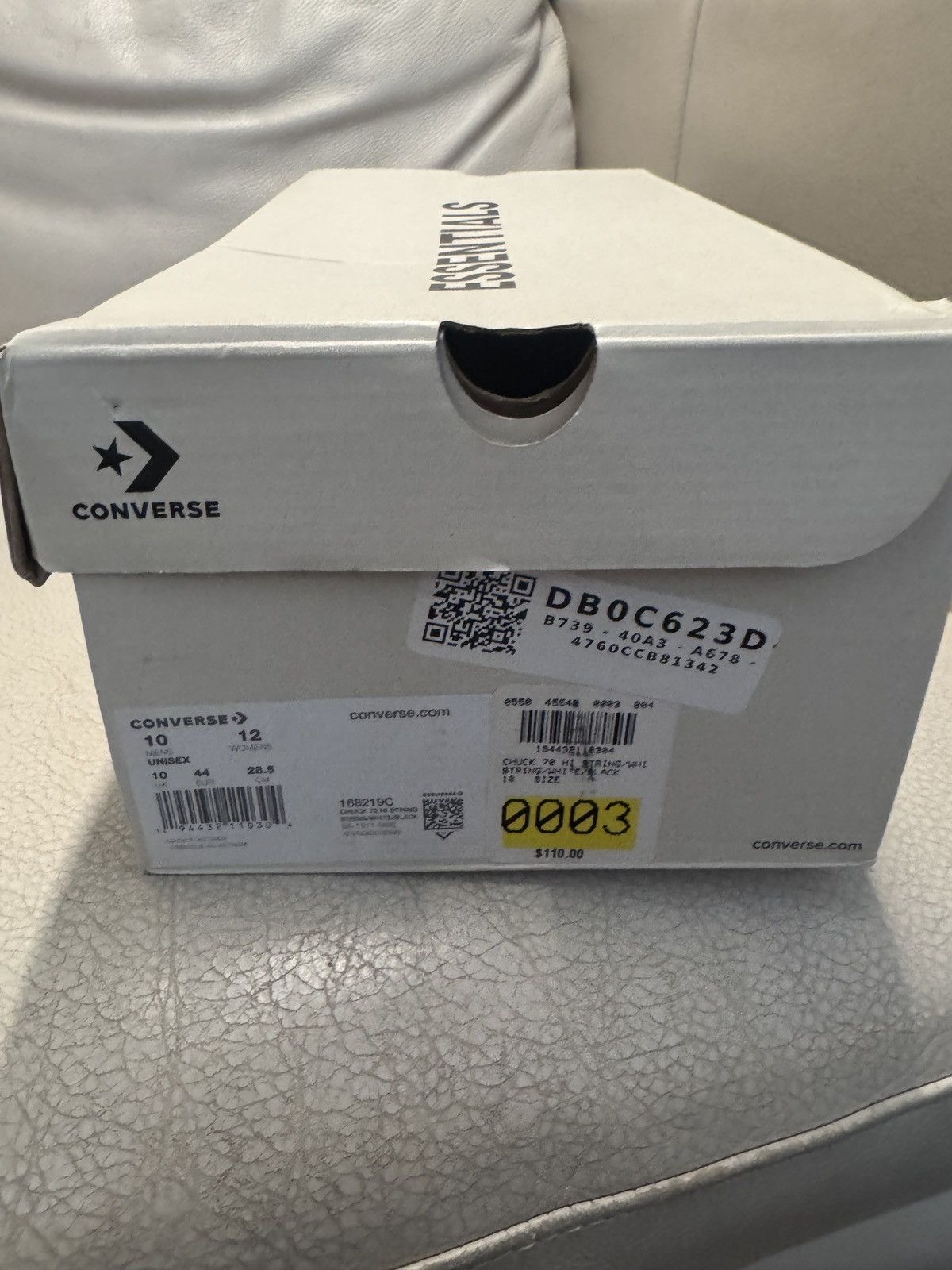 Converse × Fear of God Converse x Fear of god Chuck Taylor Size US 10 / EU 43 - 18 Thumbnail