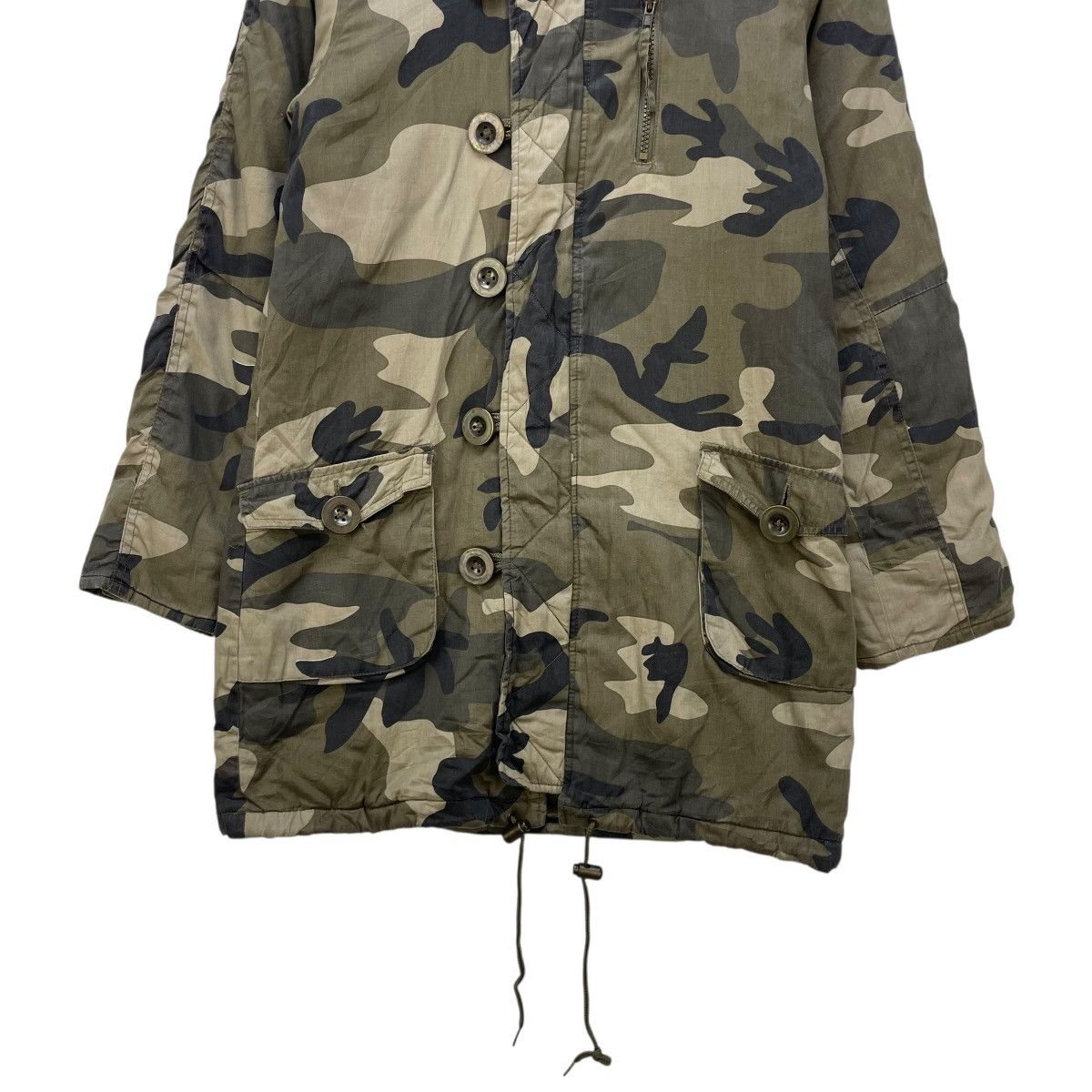 If Six Was Nine 💥Japanese Brand Docah Camouflage Padded Parka Jacket Size M / US 6-8 / IT 42-44 - 4 Thumbnail