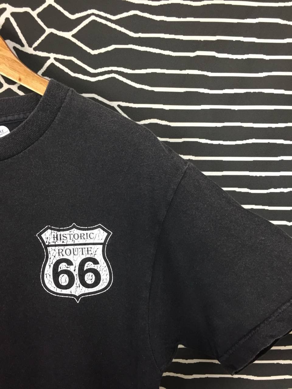 Route 66 × Vintage Vtg Route 66 Old Skool Gearhead Live To Ride Tee Size US M / EU 48-50 / 2 - 5 Thumbnail