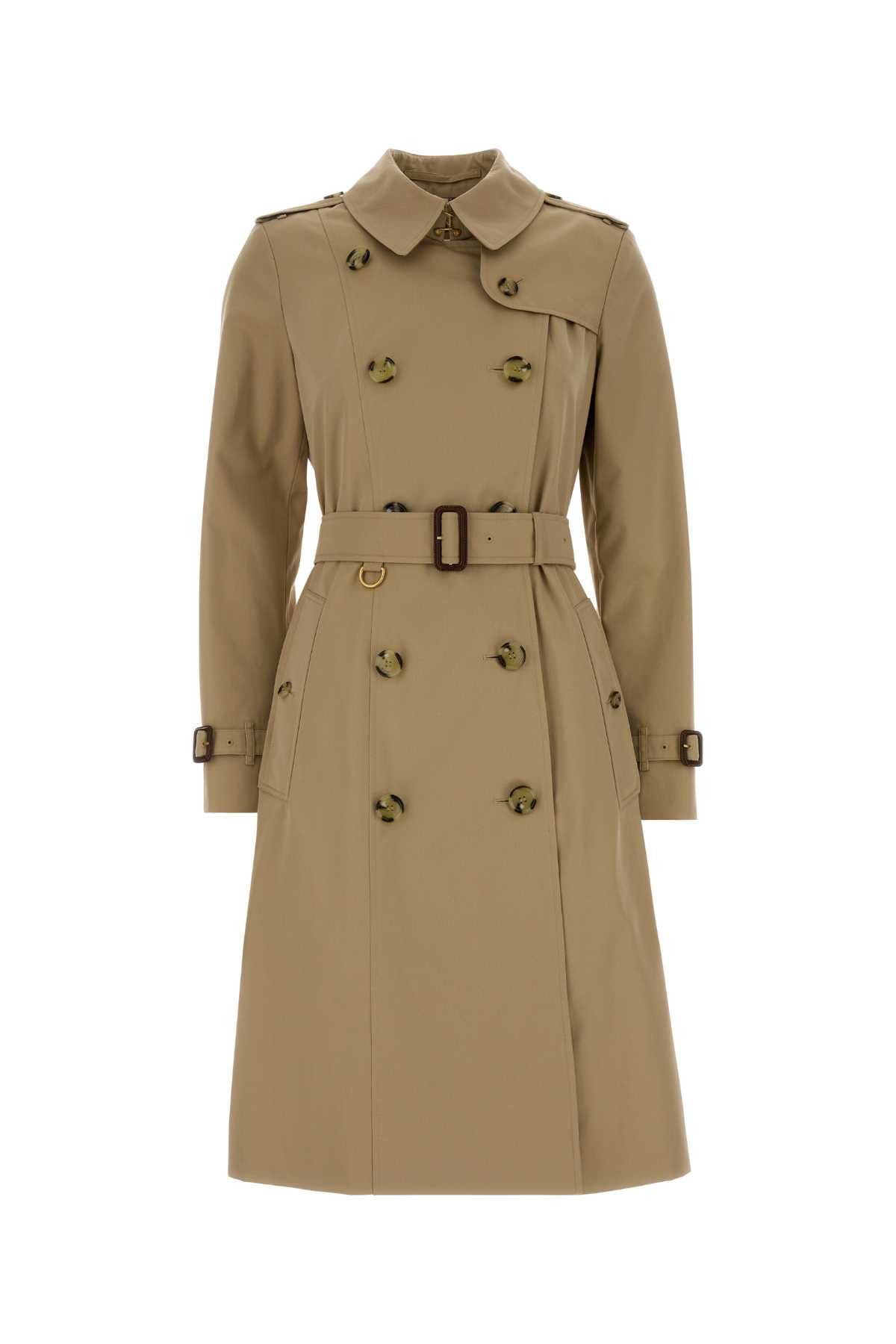 Burberry Beige Twill Trench Coat Size M / US 6-8 / IT 42-44 - 1 Thumbnail